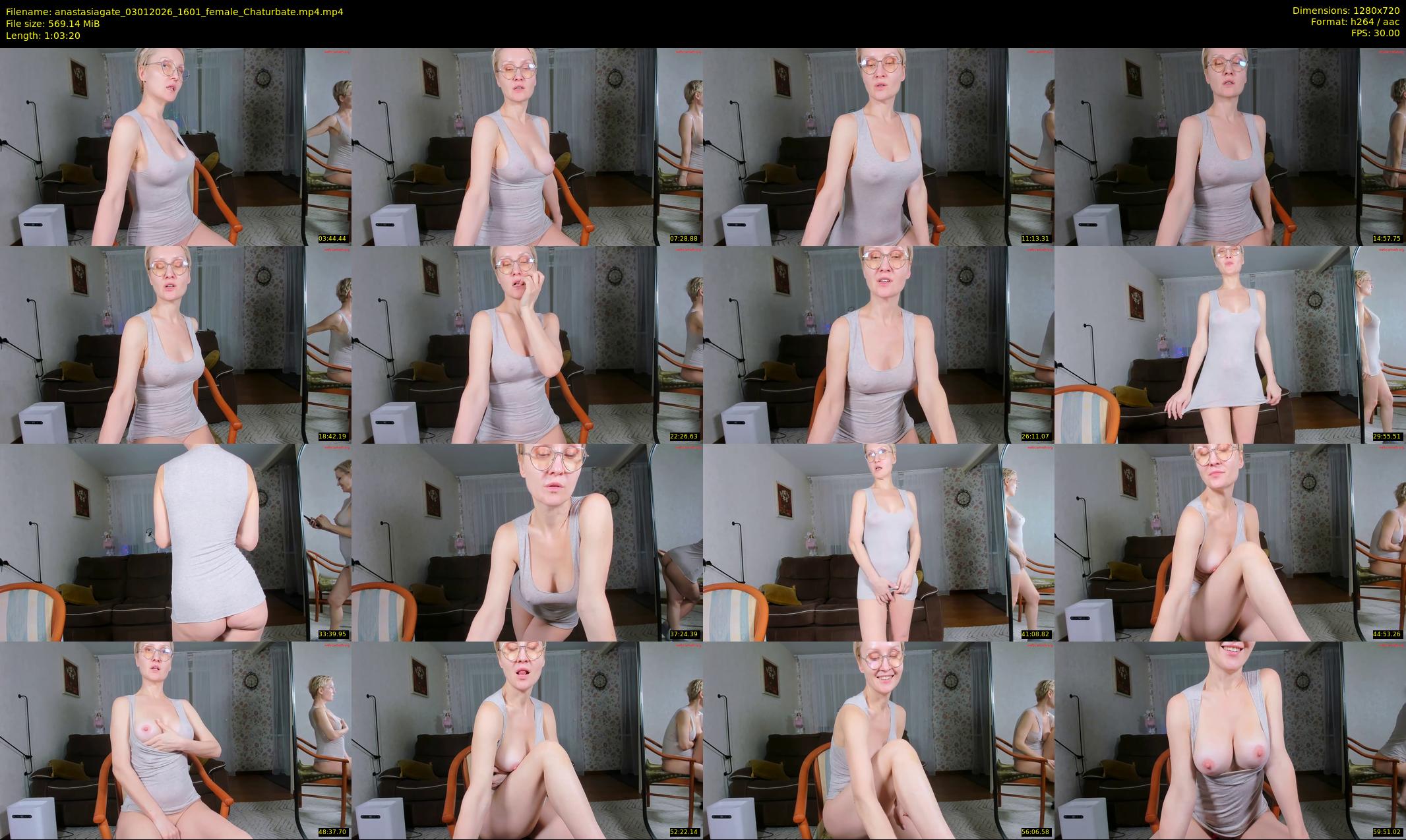 anastasiagate — 64 minute Chaturbate female cam show recording, 720p, Jan 3, 2026