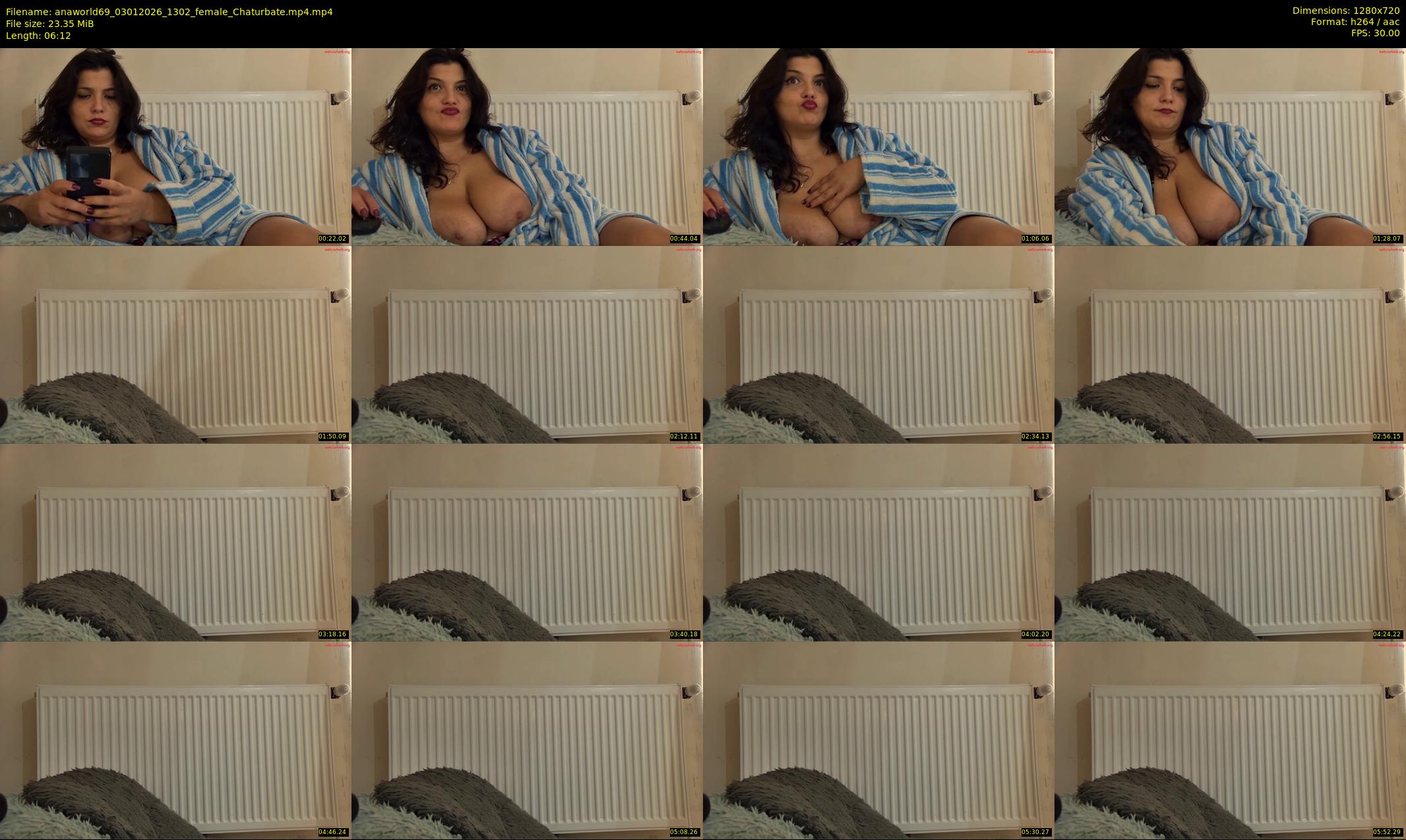 anaworld69 — 7 minute Chaturbate female cam show recording, 720p, Jan 3, 2026