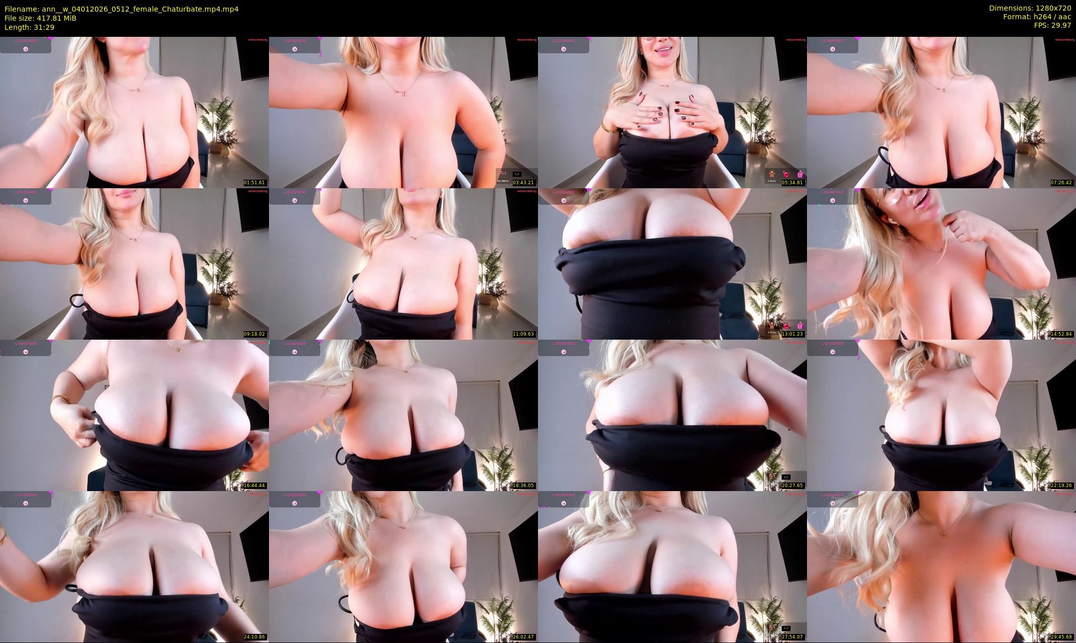 ann__w — 32 minute Chaturbate female cam show recording, 720p, Jan 4, 2026