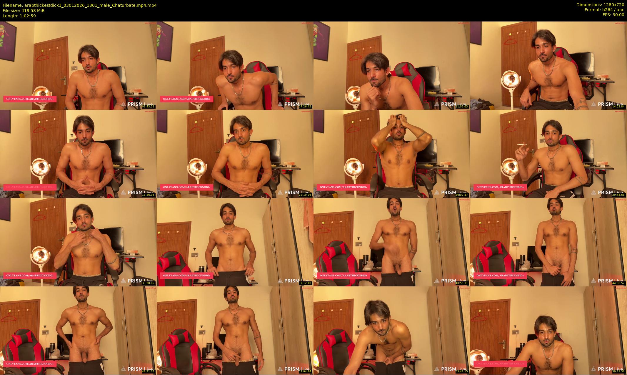 arabthickestdick1 — 63 minute Chaturbate couple cam show recording, 720p, Jan 3, 2026