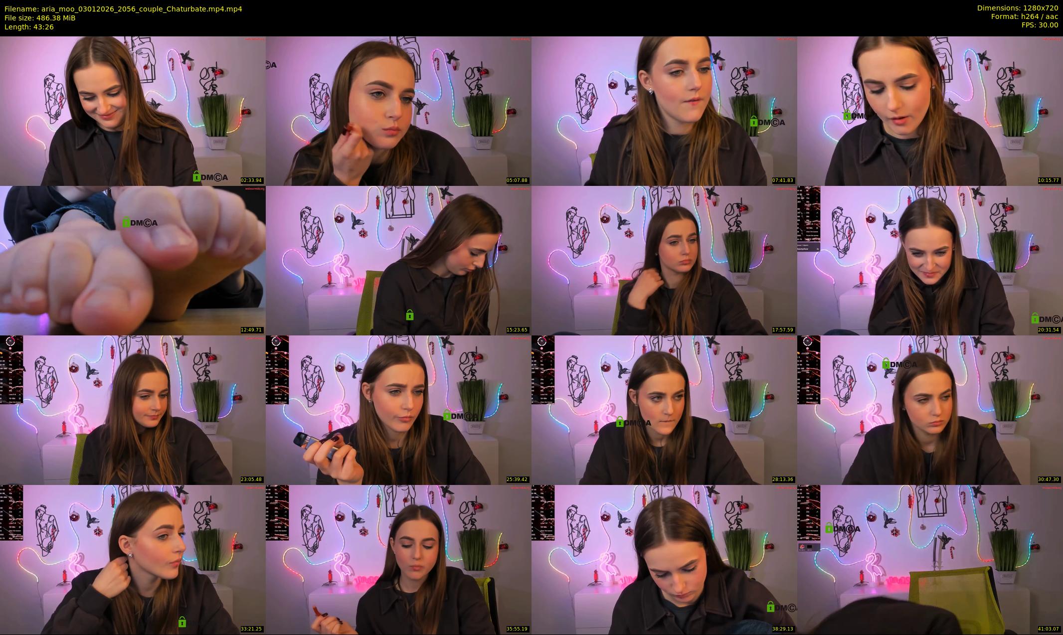 aria_moo — 44 minute Chaturbate couple cam show recording, 720p, Jan 3, 2026
