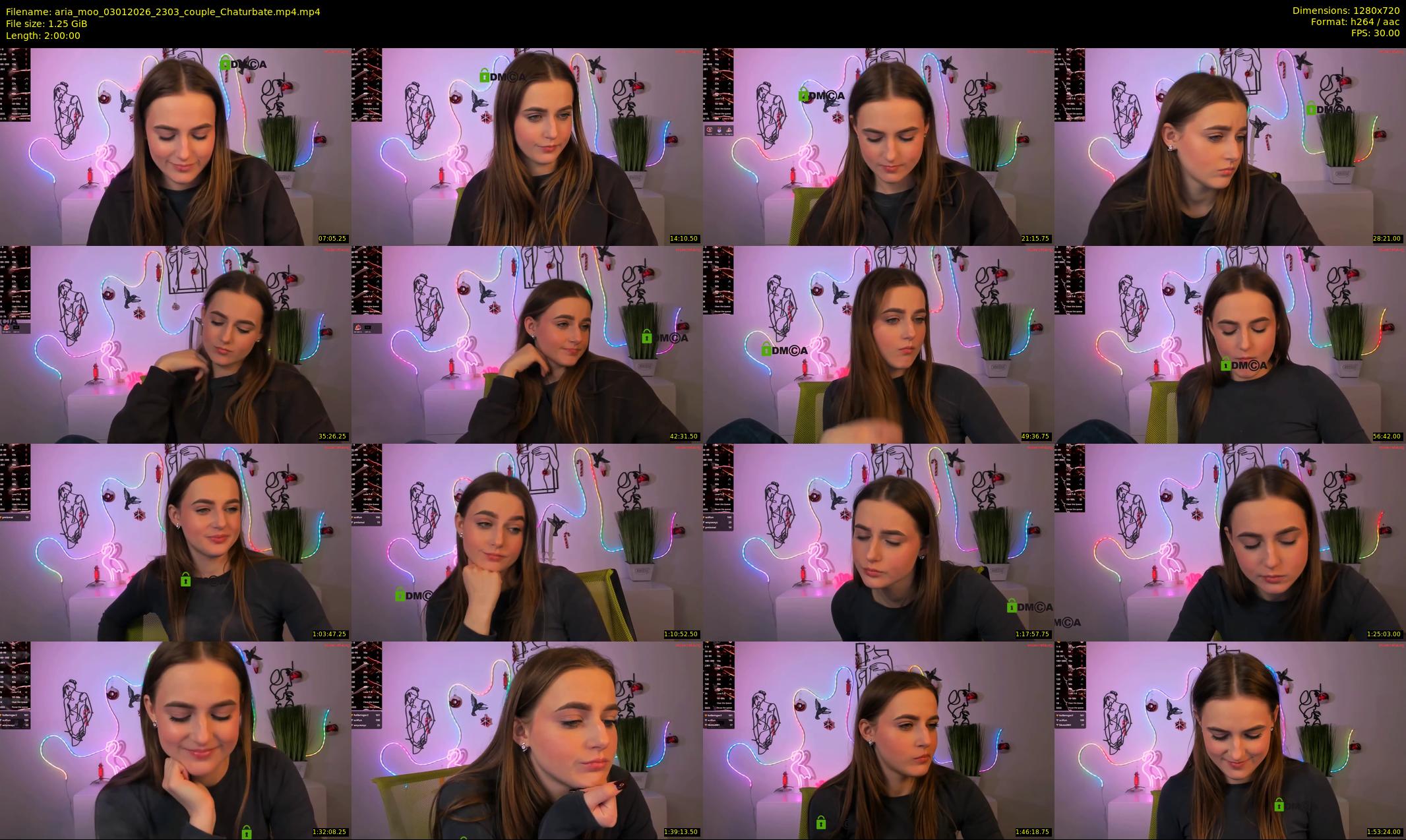 aria_moo — 120 minute Chaturbate couple cam show recording, 720p, Jan 3, 2026