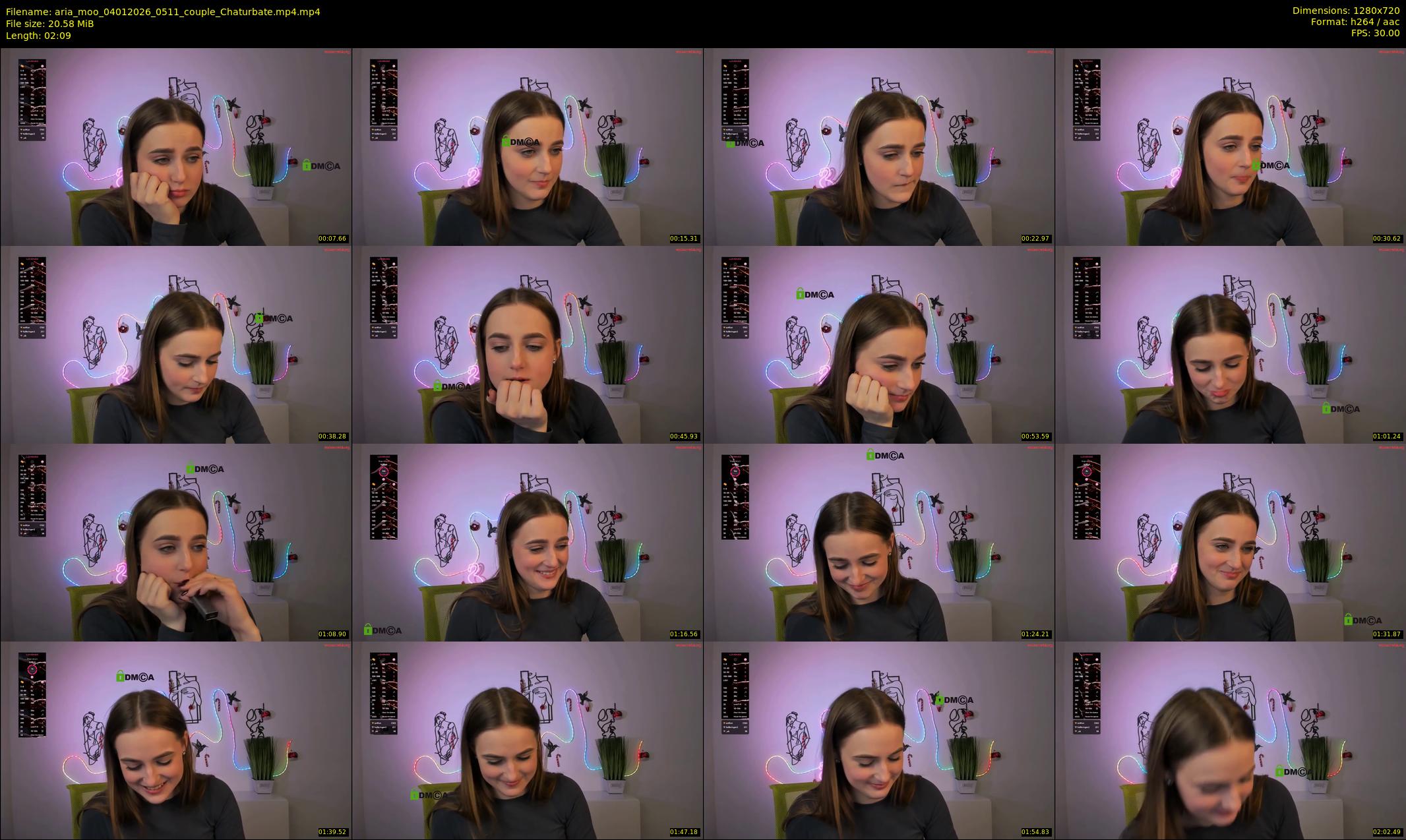 aria_moo — 3 minute Chaturbate couple cam show recording, 720p, Jan 4, 2026