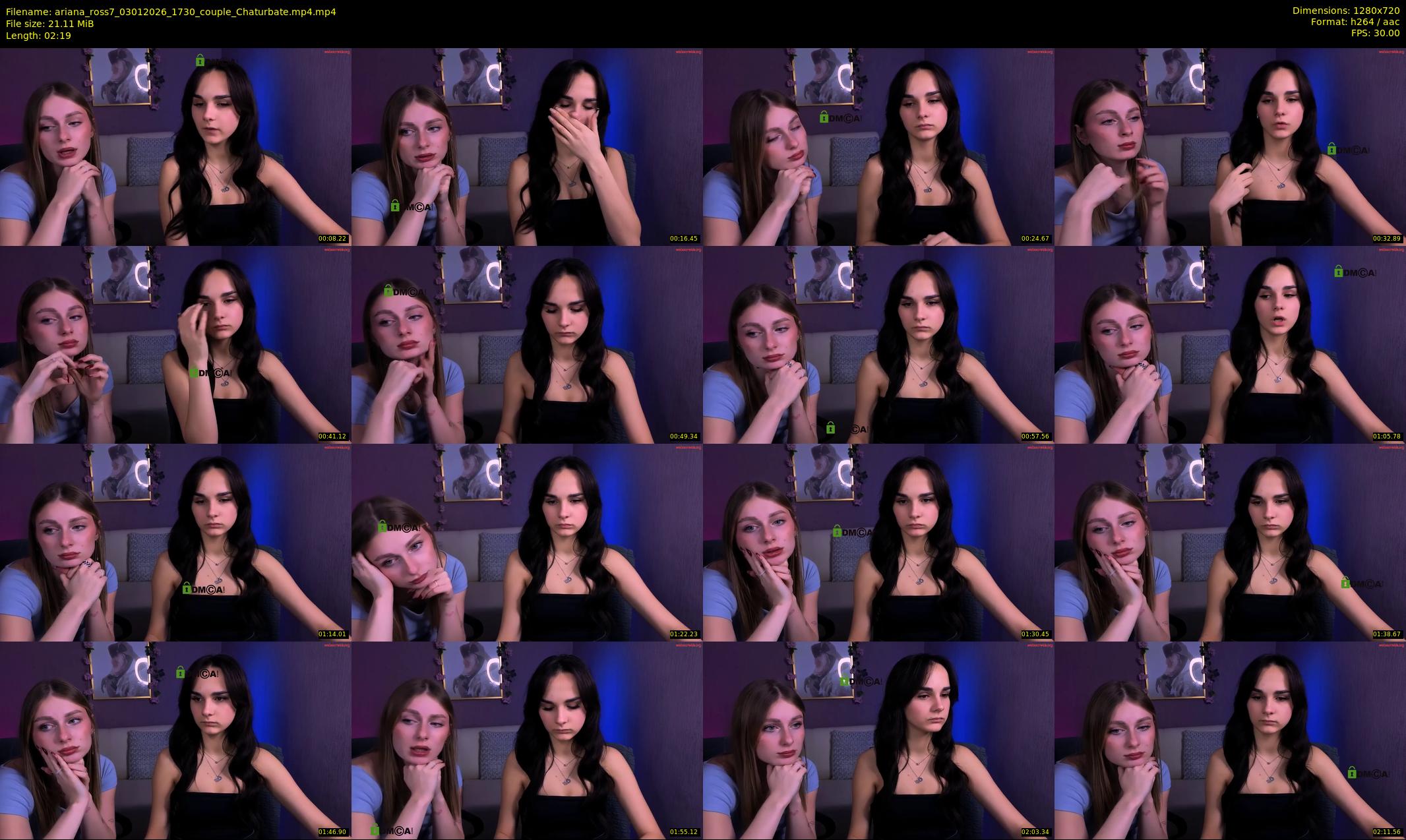 ariana_ross7 — 3 minute Chaturbate couple cam show recording, 720p, Jan 3, 2026
