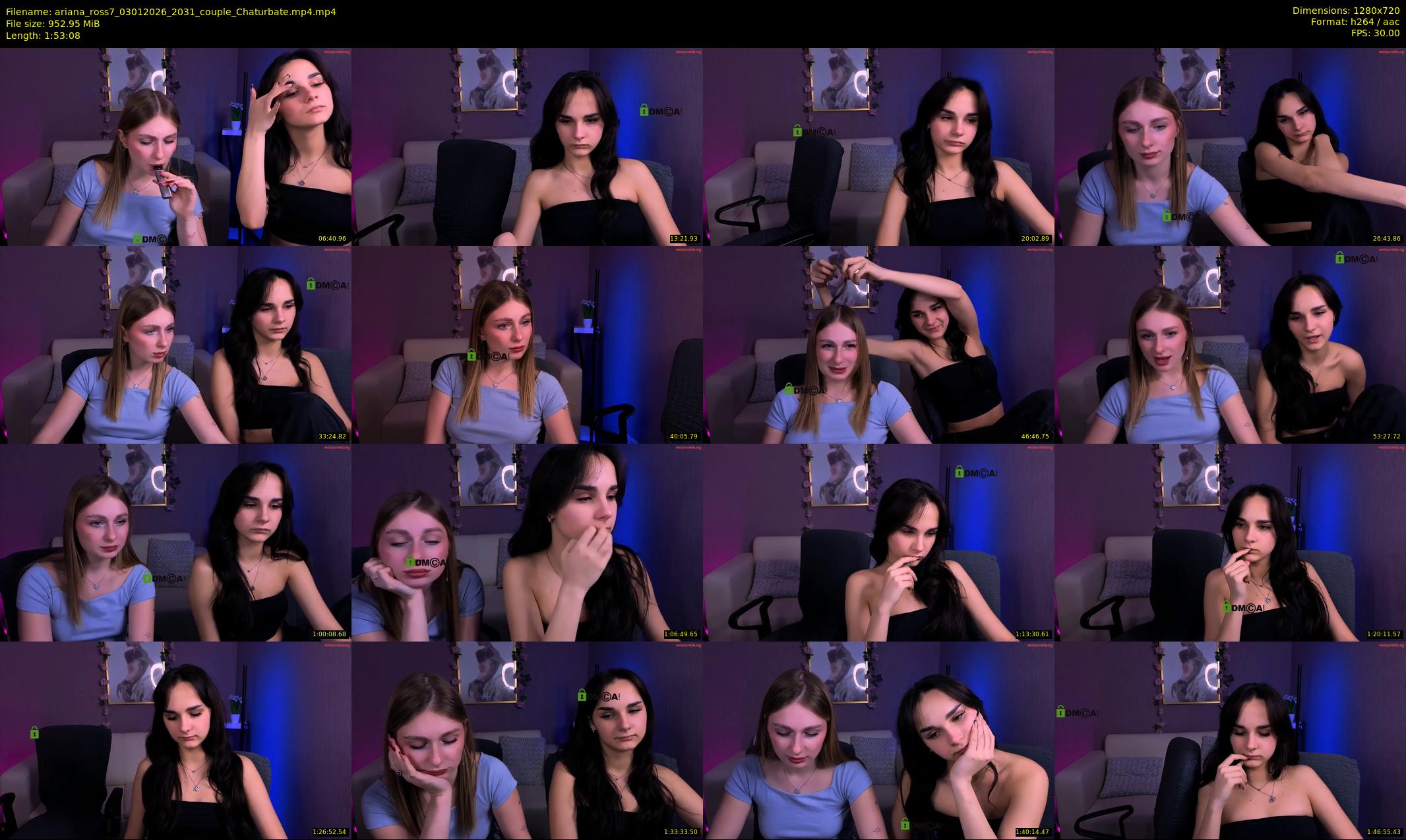ariana_ross7 — 114 minute Chaturbate couple cam show recording, 720p, Jan 3, 2026