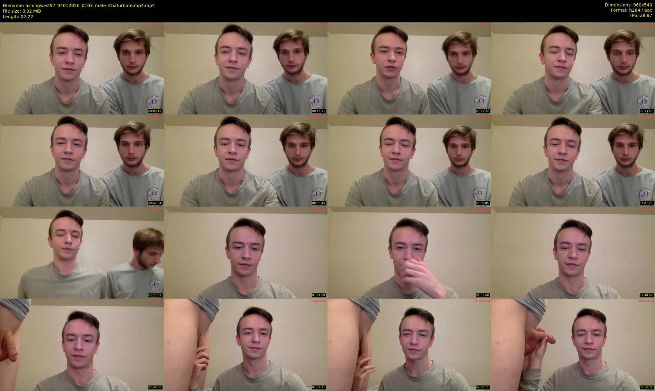 ashingwest97 — 3 minute Chaturbate male cam show recording, 480p, Jan 4, 2026