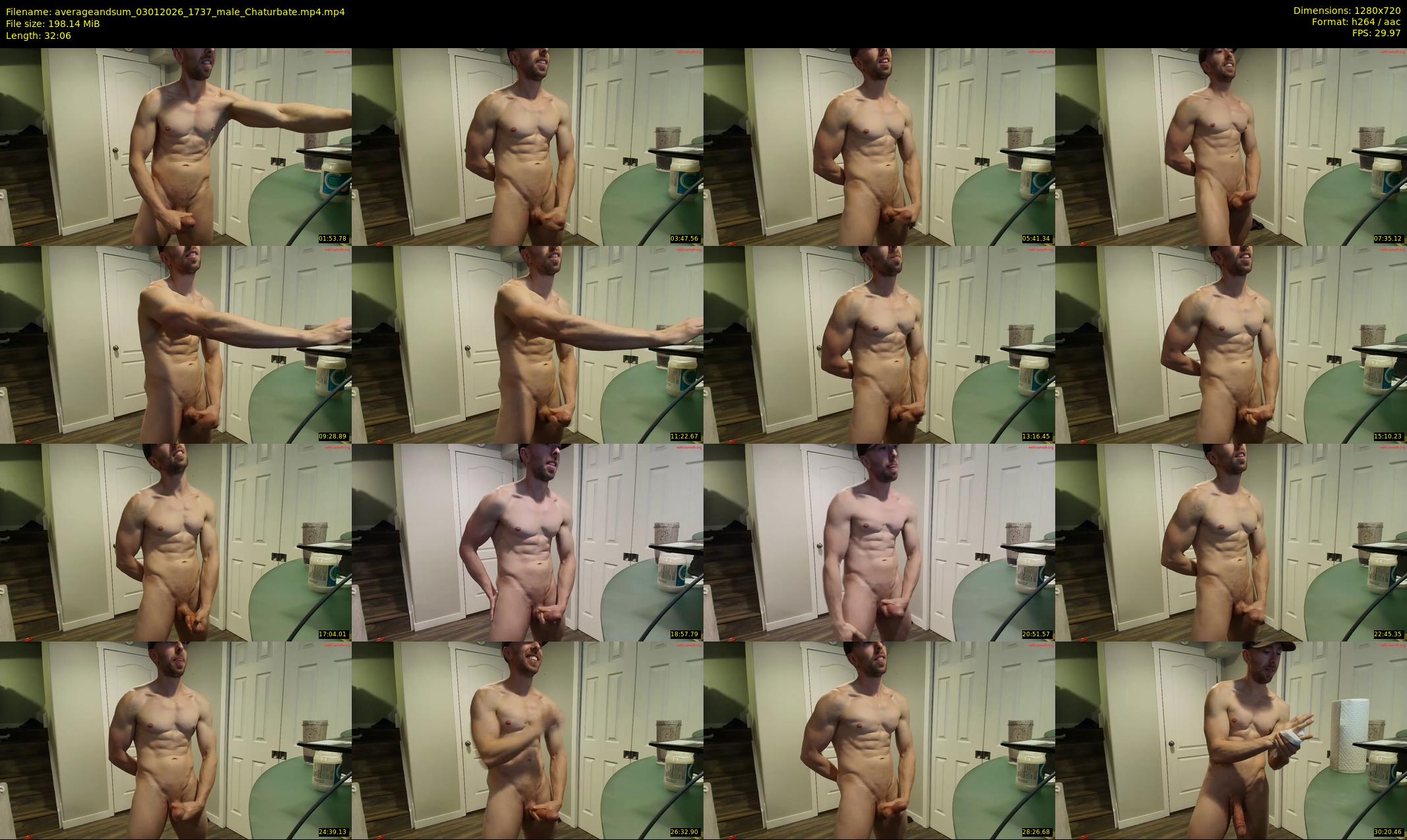 averageandsum — 33 minute Chaturbate male cam show recording, 720p, Jan 3, 2026