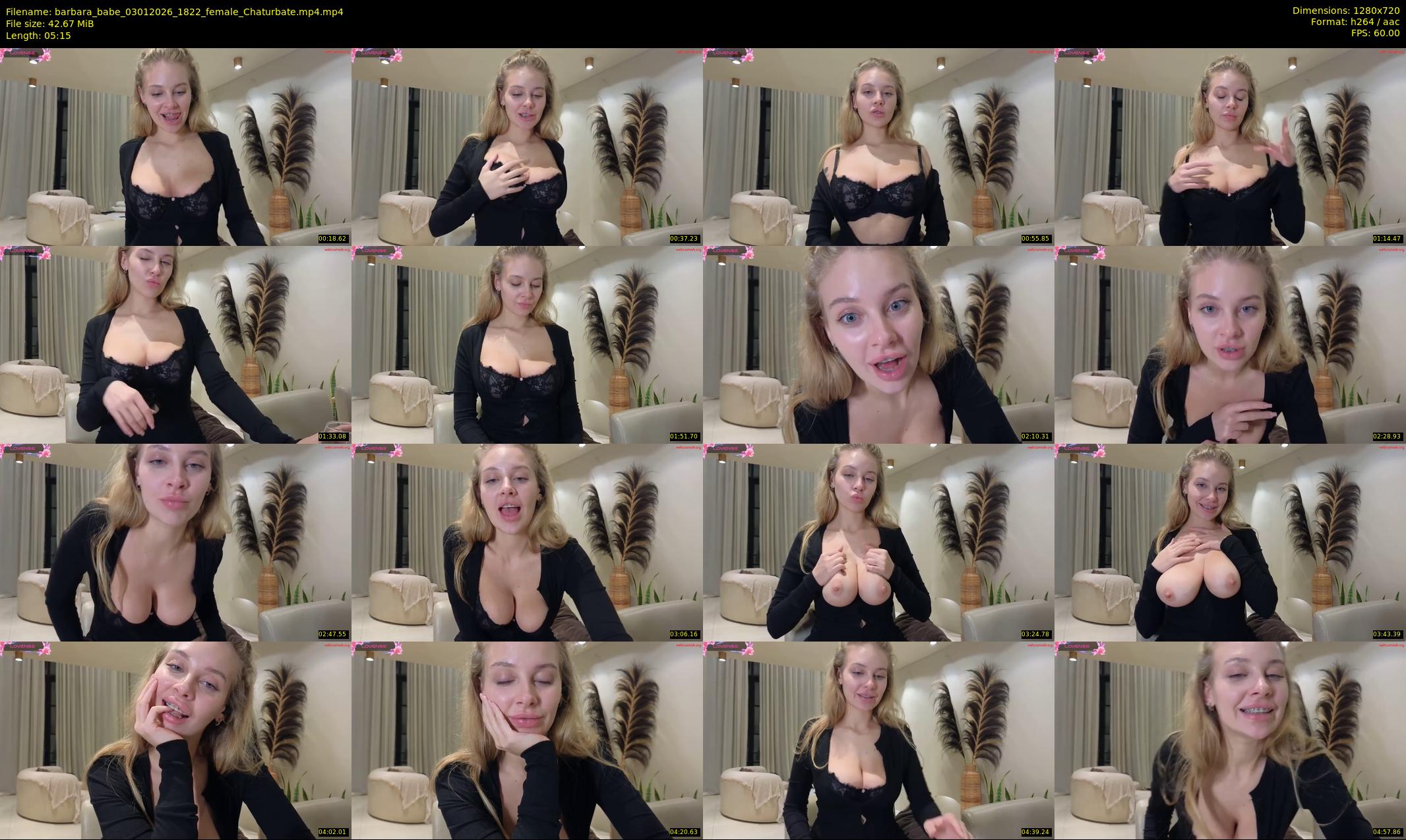barbara_babe — 6 minute Chaturbate female cam show recording, 720p, Jan 3, 2026