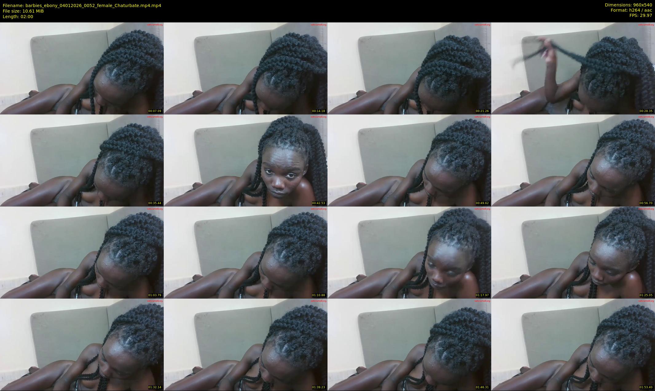barbies_ebony — 2 minute Chaturbate female cam show recording, 480p, Jan 4, 2026