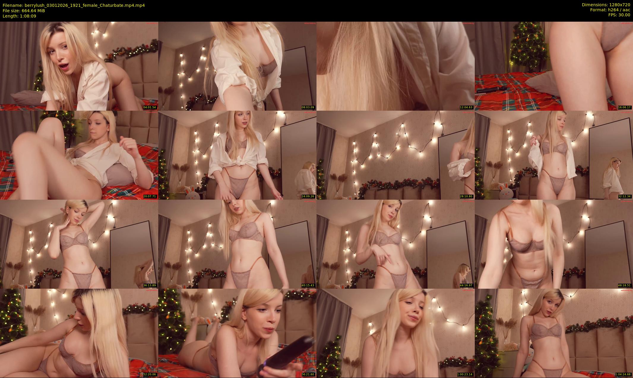 berrylush — 69 minute Chaturbate female cam show recording, 720p, Jan 3, 2026
