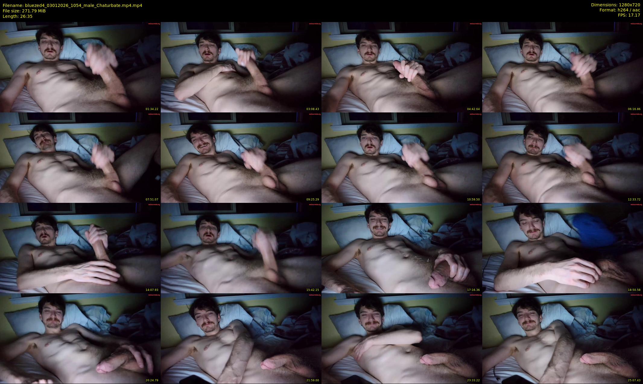 bluezed4 — 27 minute Chaturbate male cam show recording, 720p, Jan 3, 2026