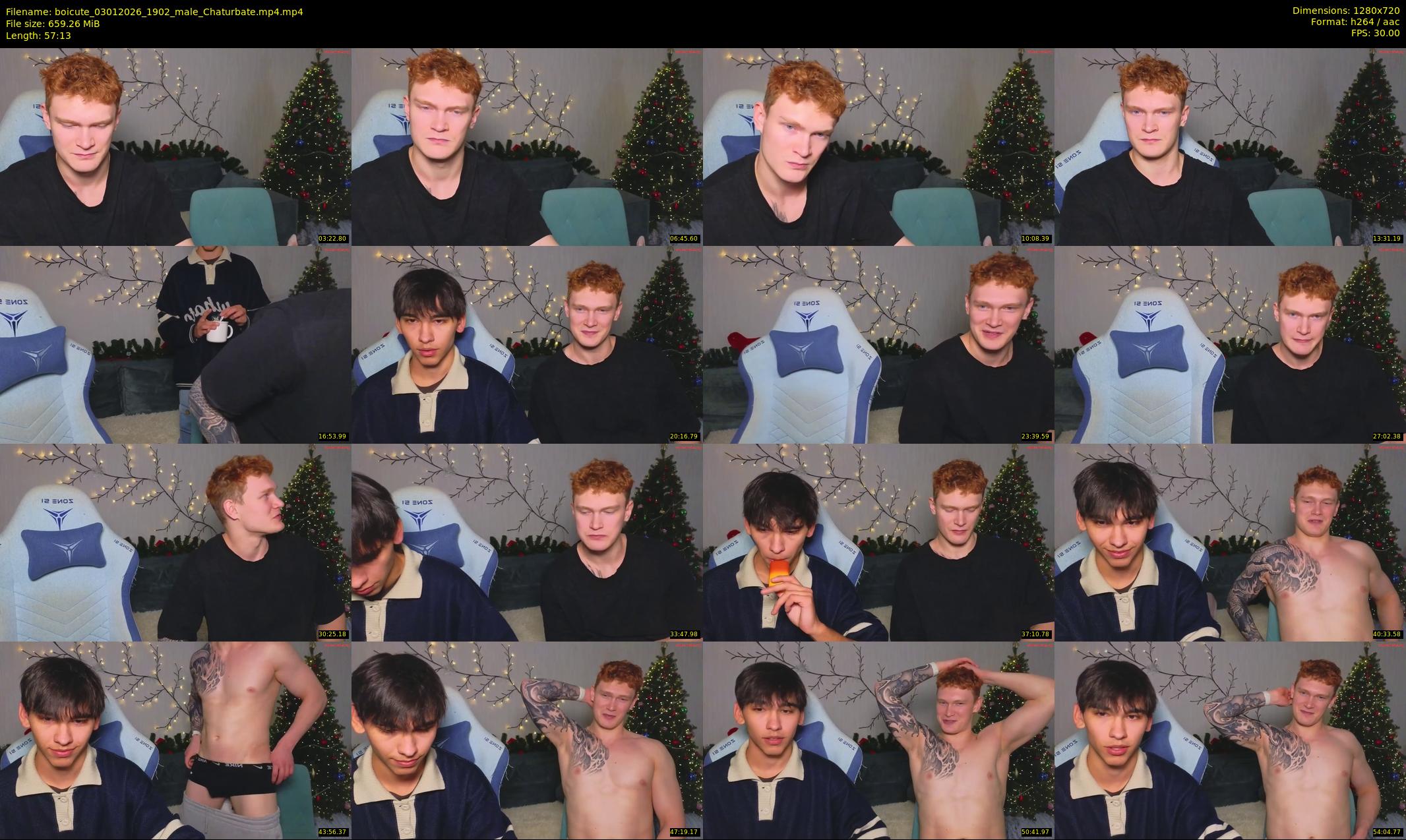 boicute — 58 minute Chaturbate male cam show recording, 720p, Jan 3, 2026
