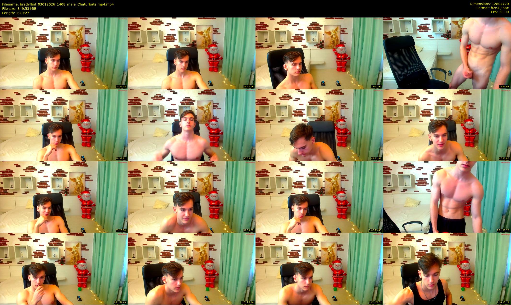 bradyflint — 101 minute Chaturbate male cam show recording, 720p, Jan 3, 2026