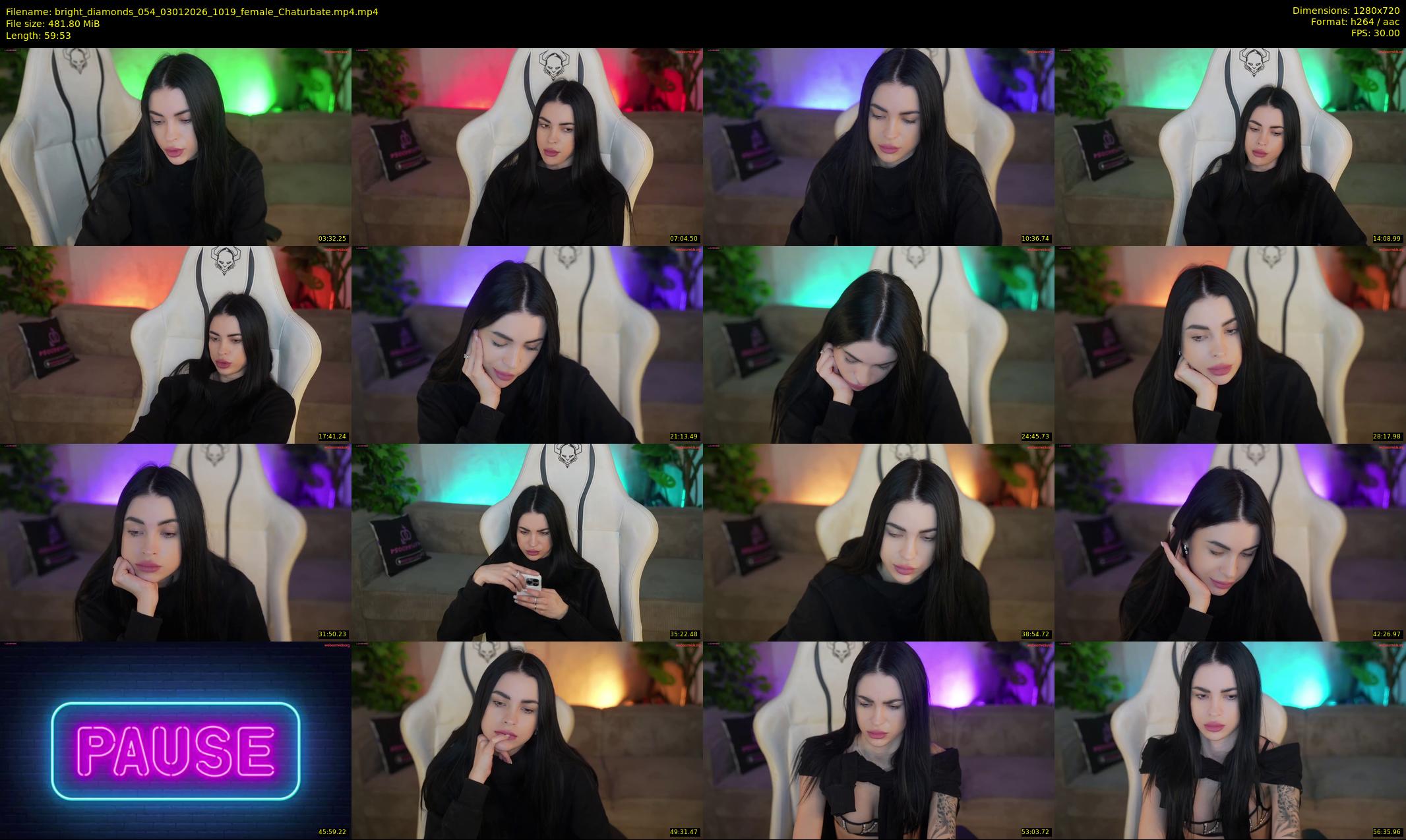 bright_diamonds_054 — 60 minute Chaturbate couple cam show recording, 720p, Jan 3, 2026