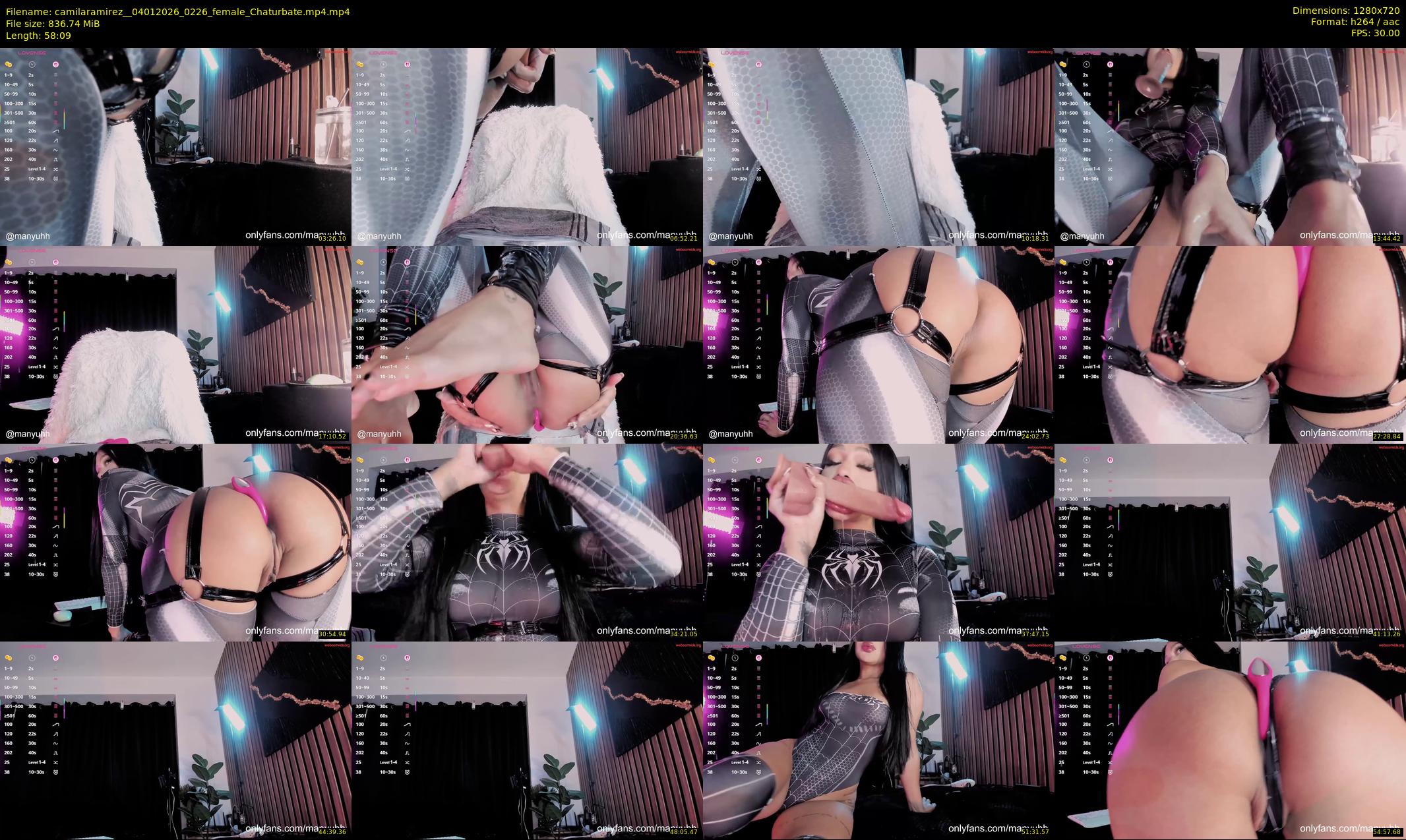 camilaramirez_ — 59 minute Chaturbate female cam show recording, 720p, Jan 4, 2026