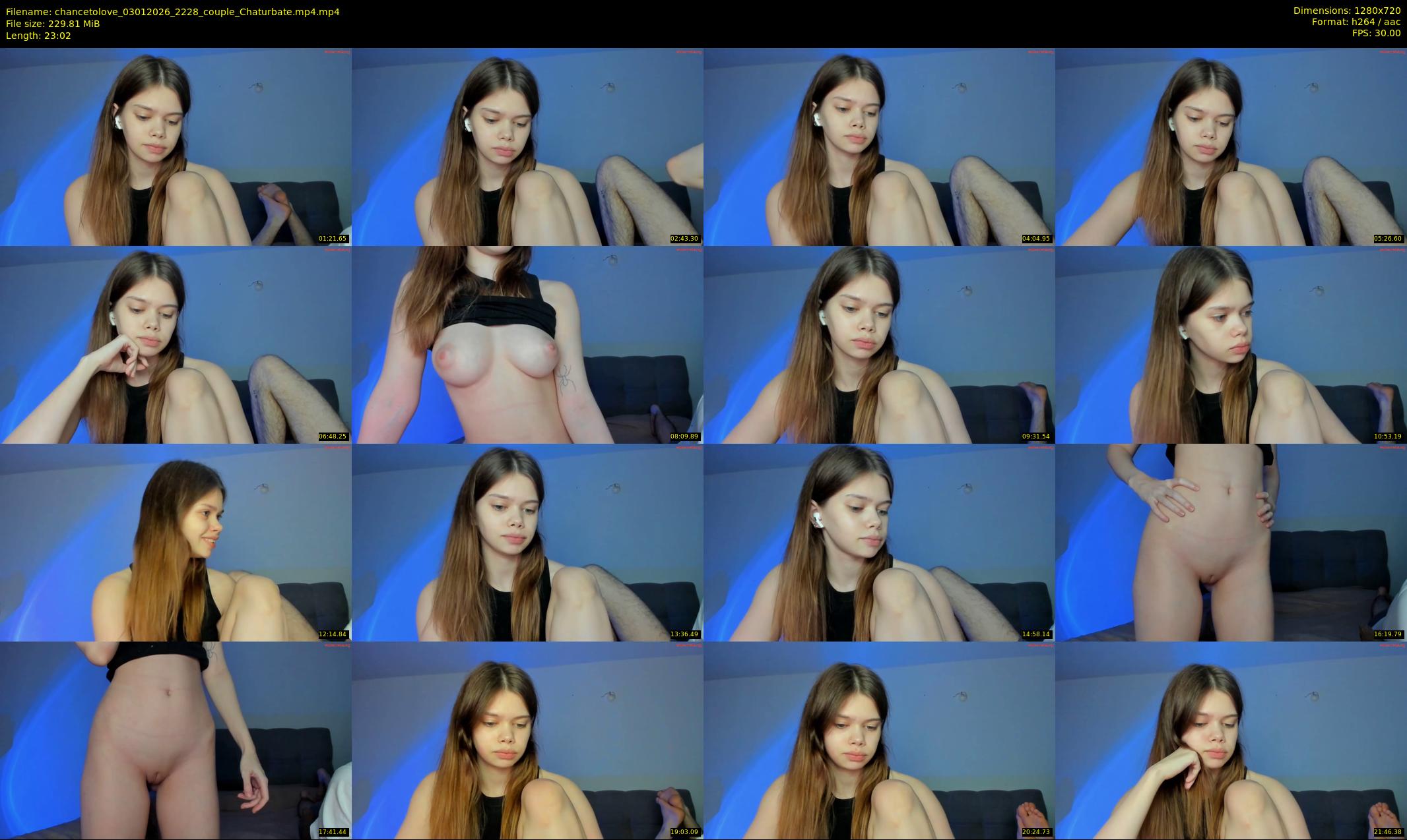 chancetolove — 24 minute Chaturbate couple cam show recording, 720p, Jan 3, 2026