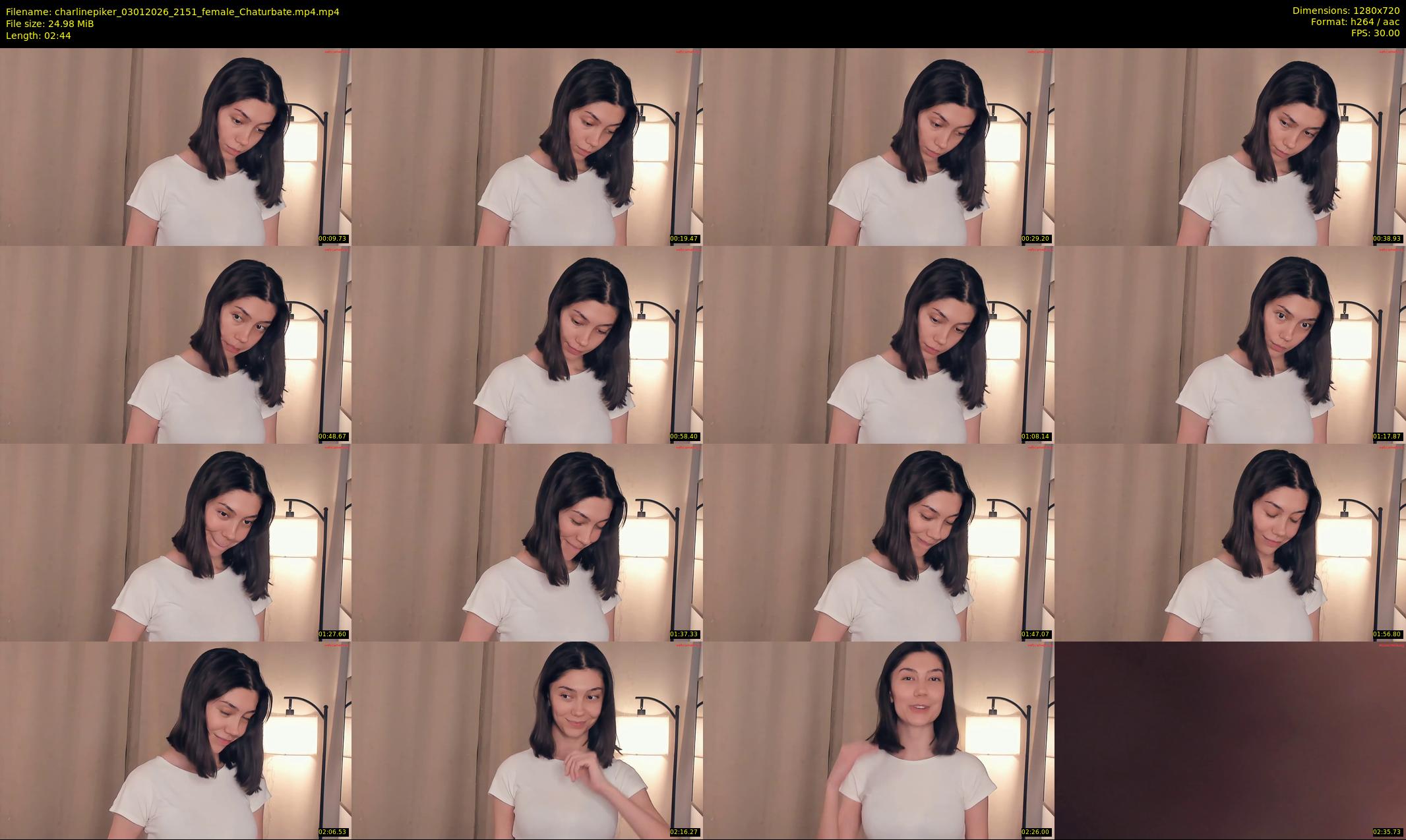 charlinepiker — 3 minute Chaturbate female cam show recording, 720p, Jan 3, 2026