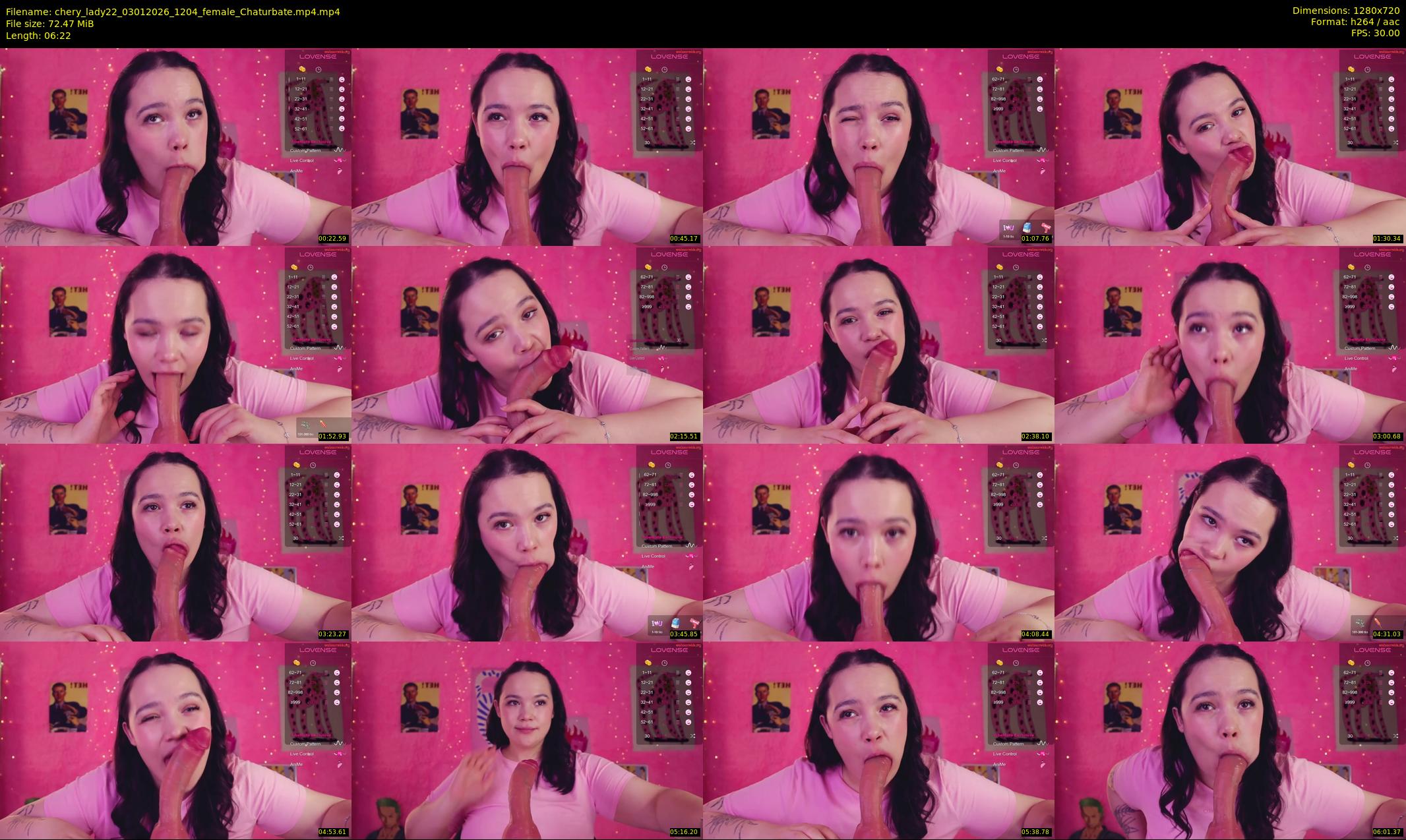 chery_lady22 — 7 minute Chaturbate female cam show recording, 720p, Jan 3, 2026