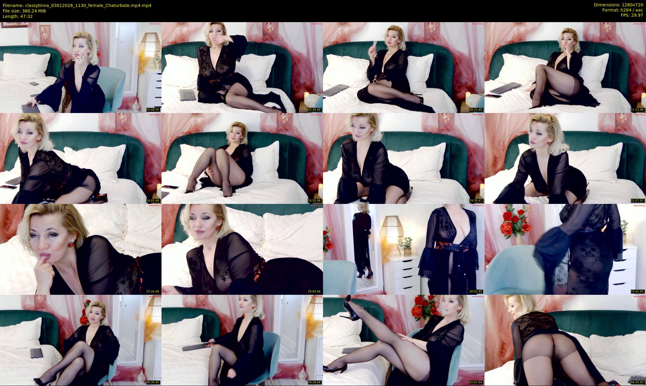 classytinna — 48 minute Chaturbate female cam show recording, 720p, Jan 3, 2026