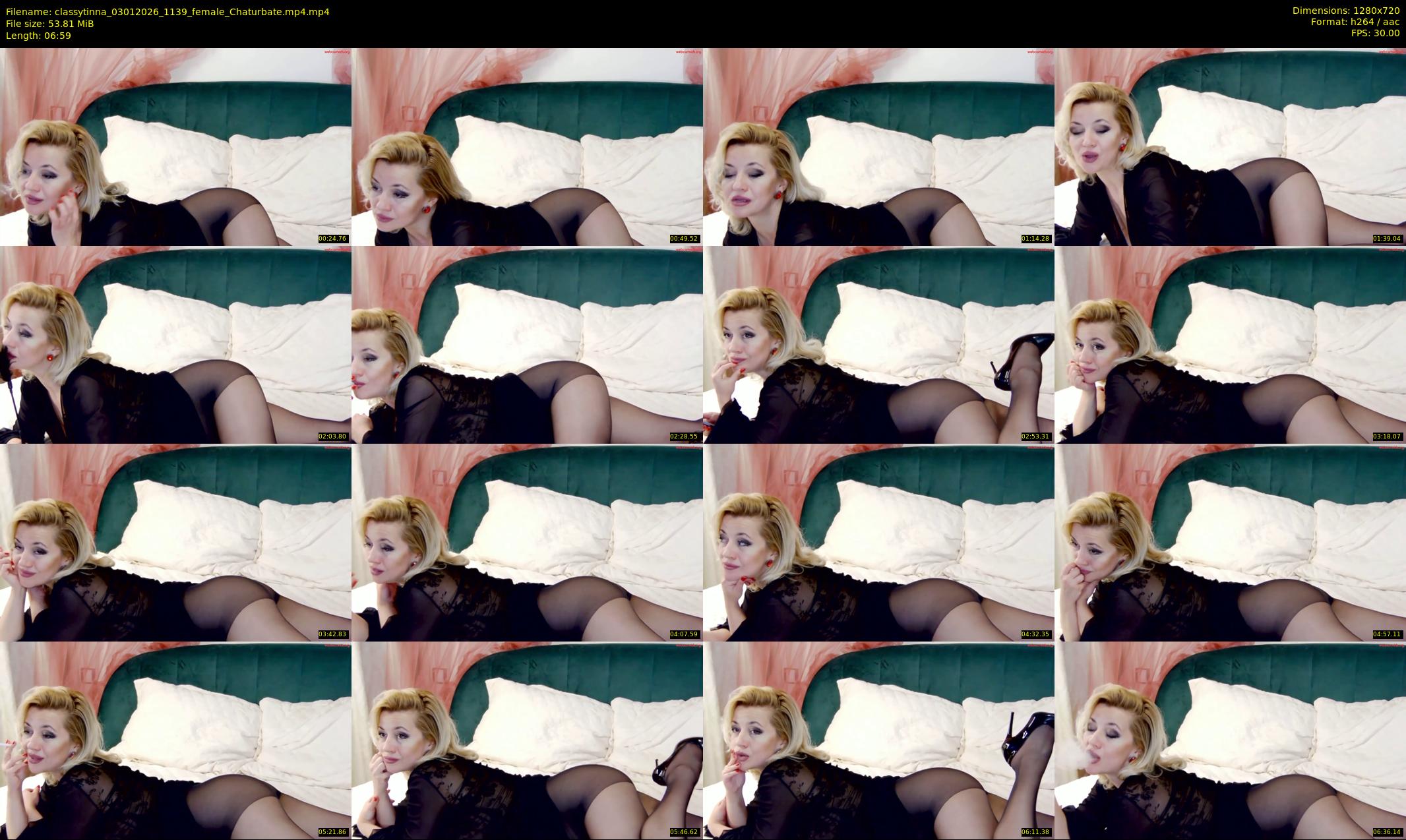 classytinna — 7 minute Chaturbate female cam show recording, 720p, Jan 3, 2026