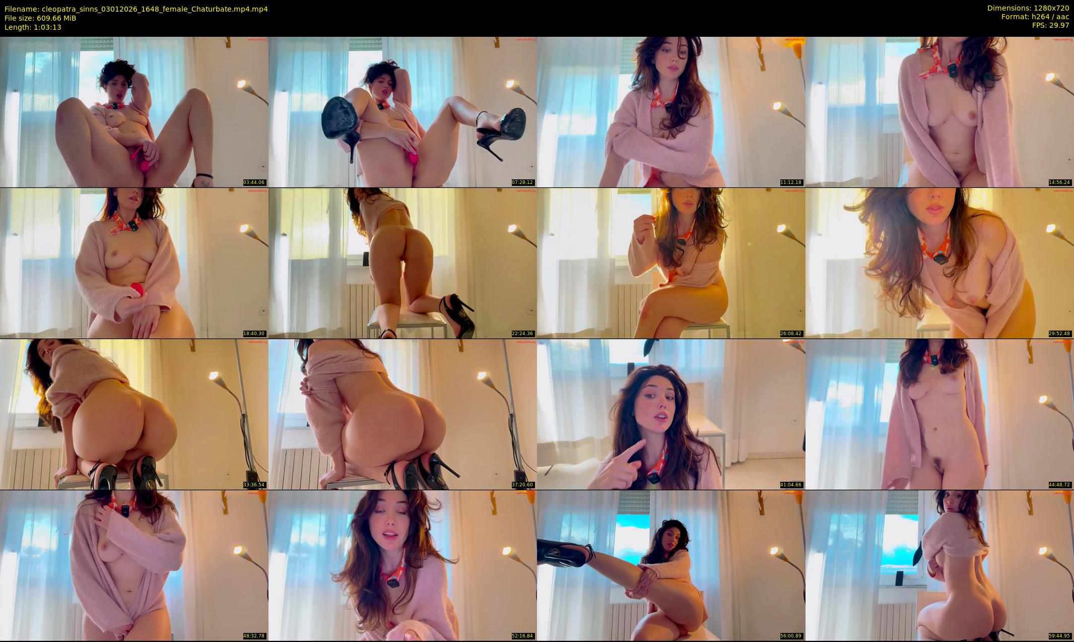 cleopatra_sinns — 64 minute Chaturbate female cam show recording, 720p, Jan 3, 2026