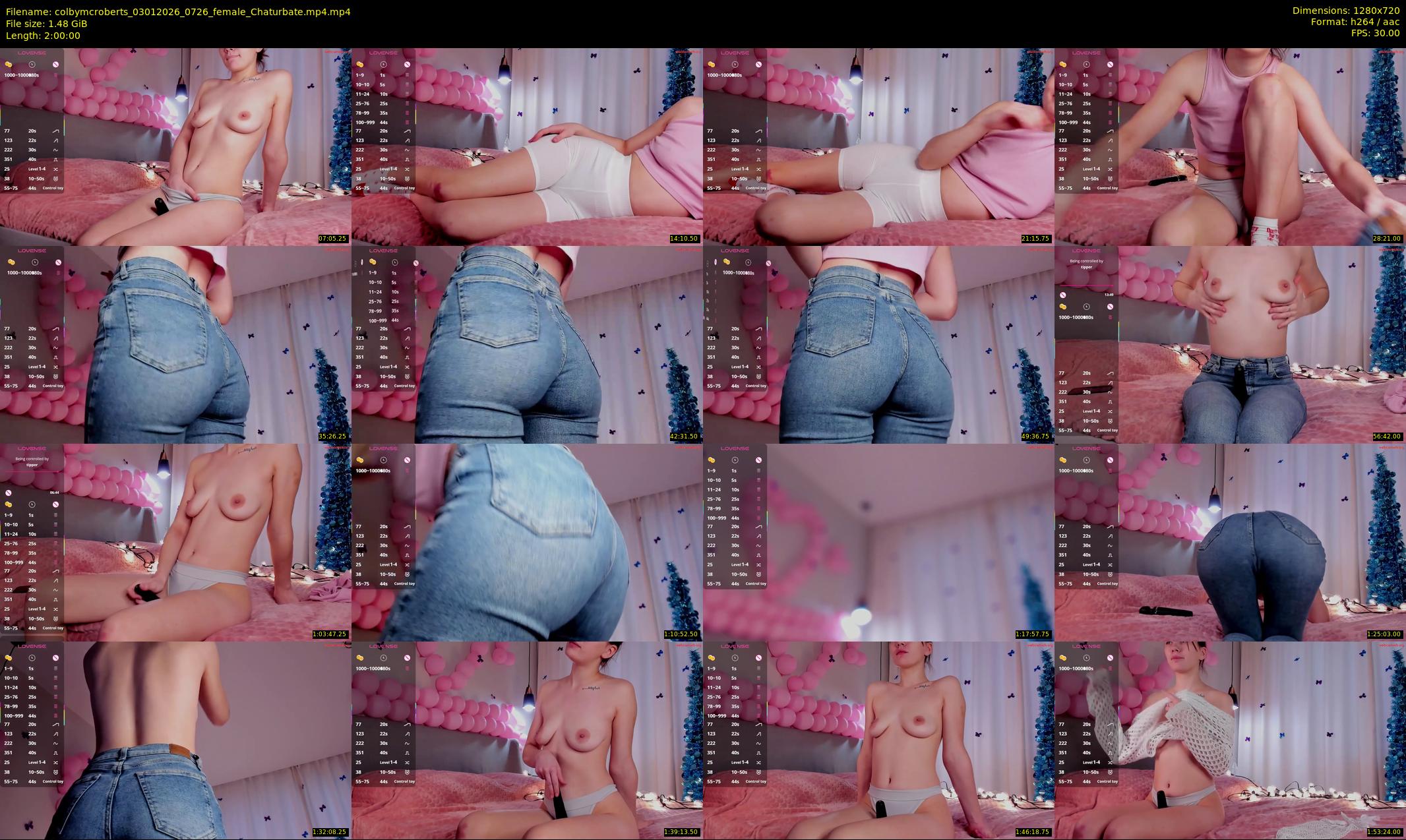 colbymcroberts — 120 minute Chaturbate female cam show recording, 720p, Jan 3, 2026