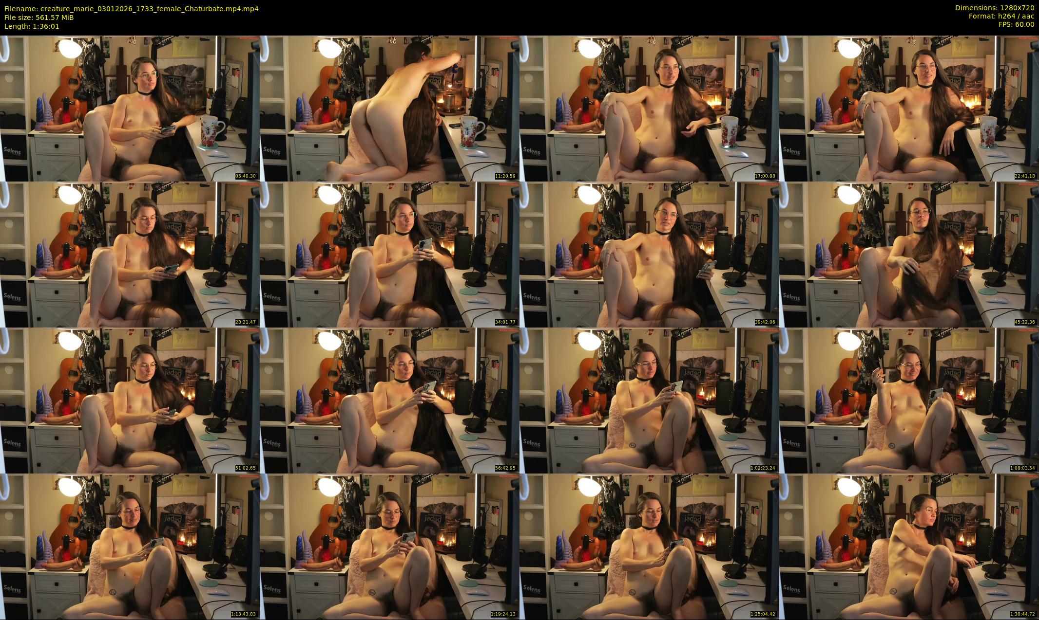 creature_marie — 97 minute Chaturbate female cam show recording, 720p, Jan 3, 2026