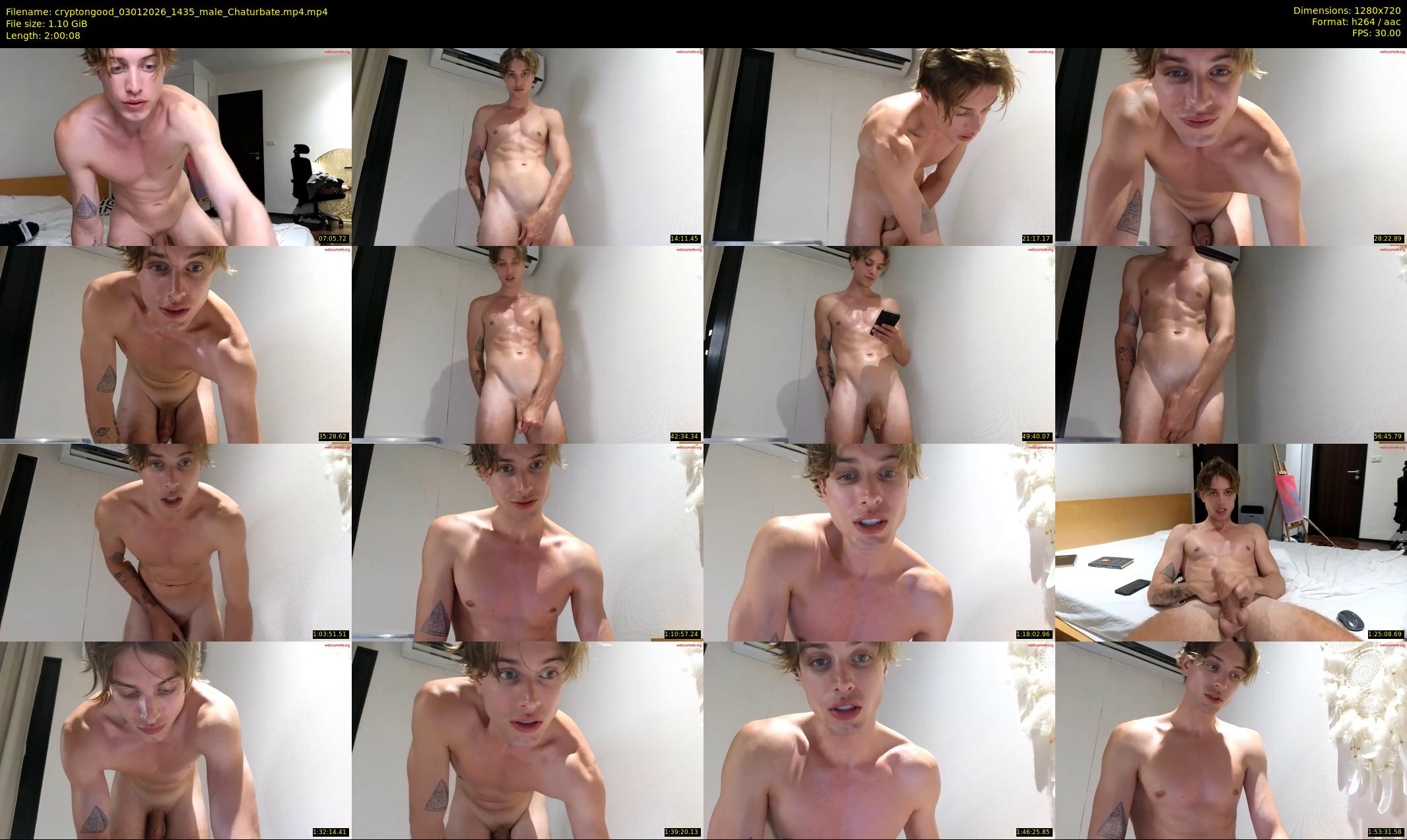 cryptongood — 121 minute Chaturbate male cam show recording, 720p, Jan 3, 2026