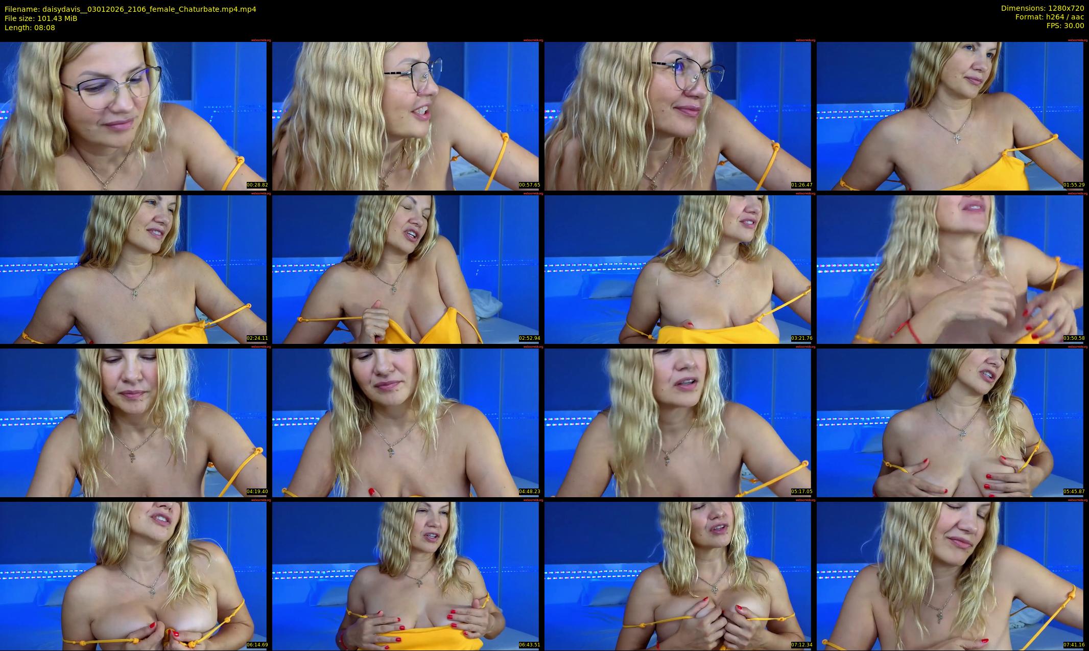 daisydavis_ — 9 minute Chaturbate female cam show recording, 720p, Jan 3, 2026