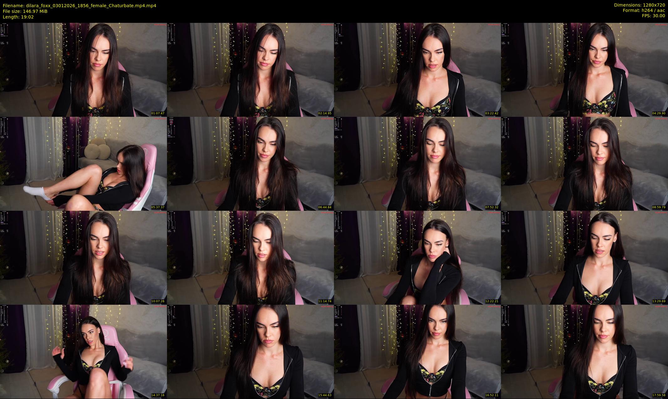dilara_foxx — 20 minute Chaturbate female cam show recording, 720p, Jan 3, 2026
