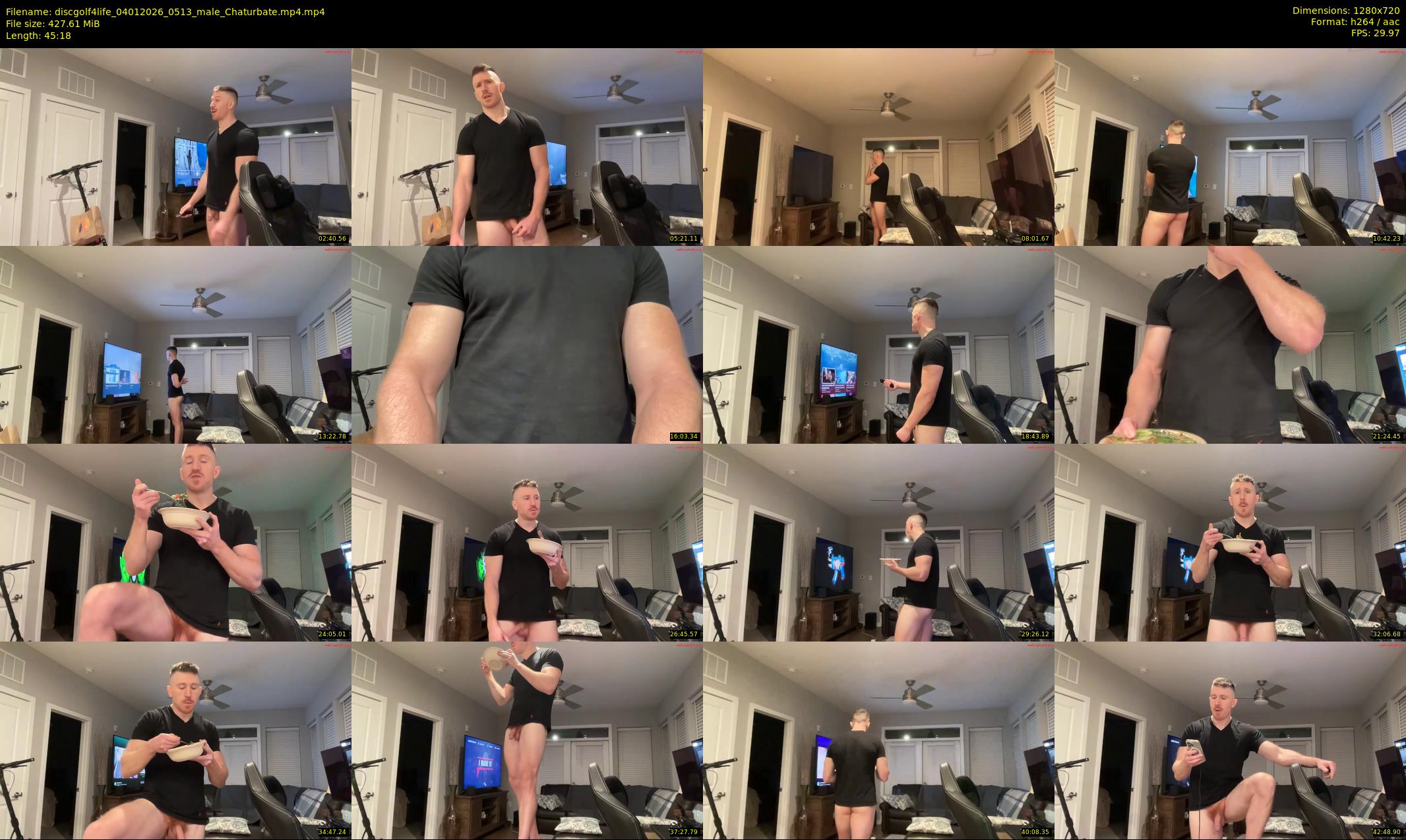 discgolf4life — 46 minute Chaturbate male cam show recording, 720p, Jan 4, 2026