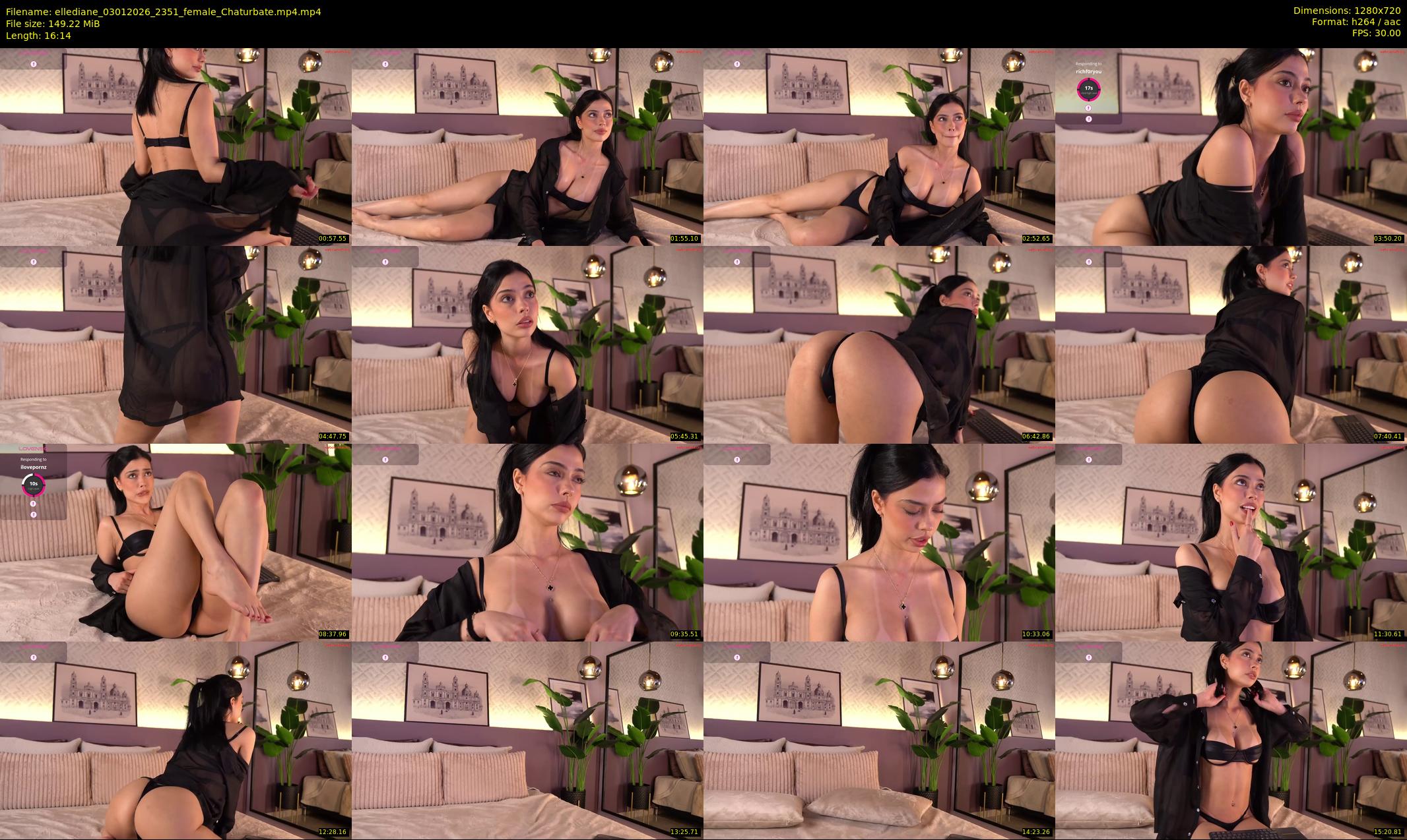 ellediane — 17 minute Chaturbate female cam show recording, 720p, Jan 3, 2026