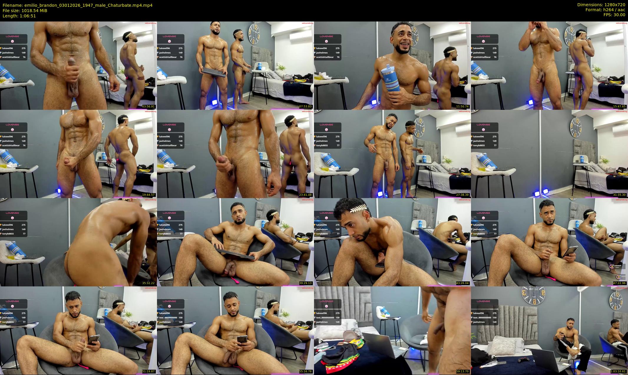 emilio_brandon — 67 minute Chaturbate male cam show recording, 720p, Jan 3, 2026