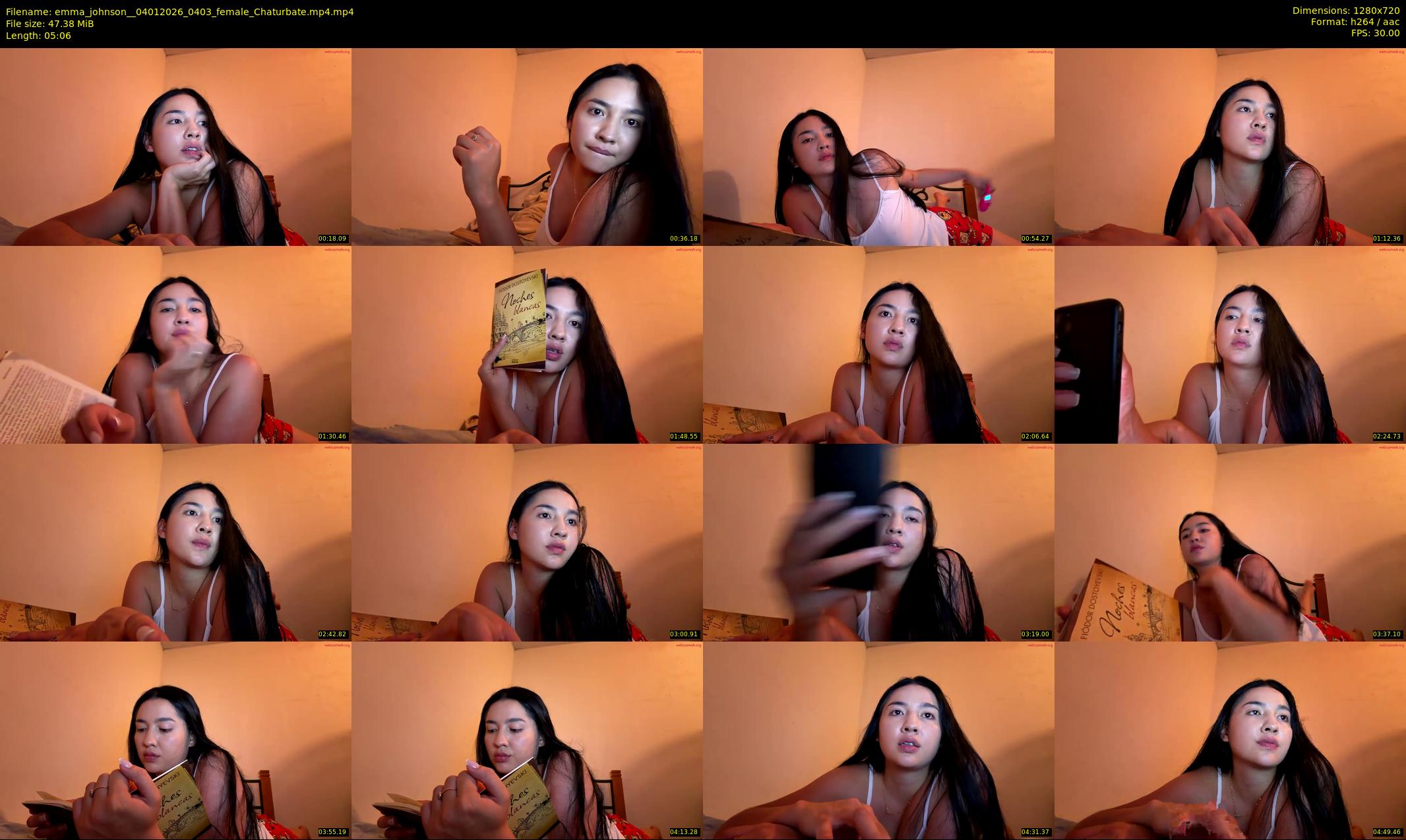 emma_johnson_ — 6 minute Chaturbate female cam show recording, 720p, Jan 4, 2026
