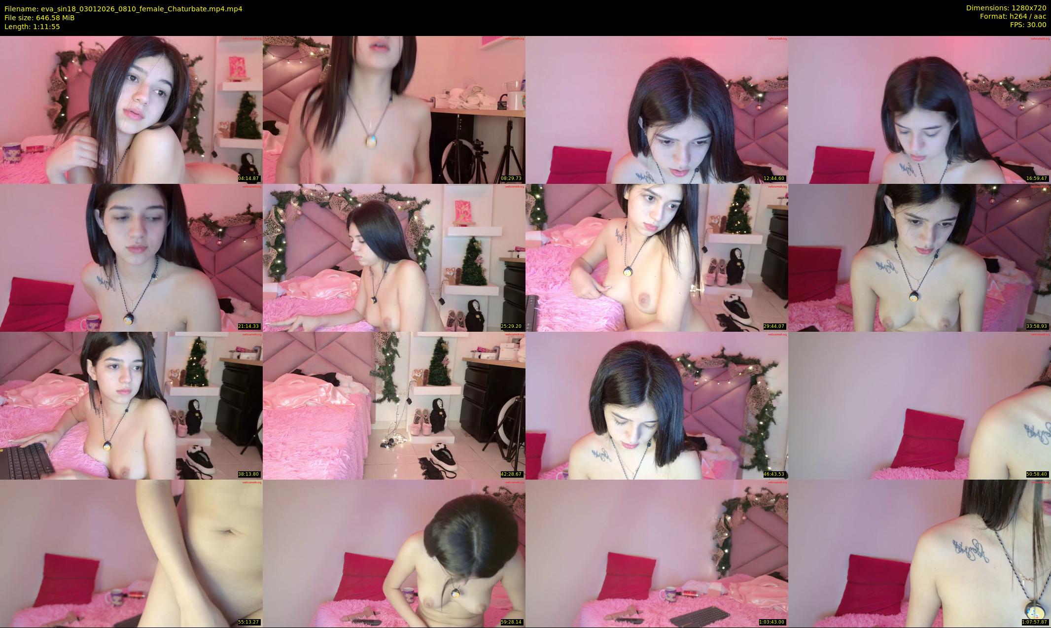 eva_sin18 — 72 minute Chaturbate female cam show recording, 720p, Jan 3, 2026