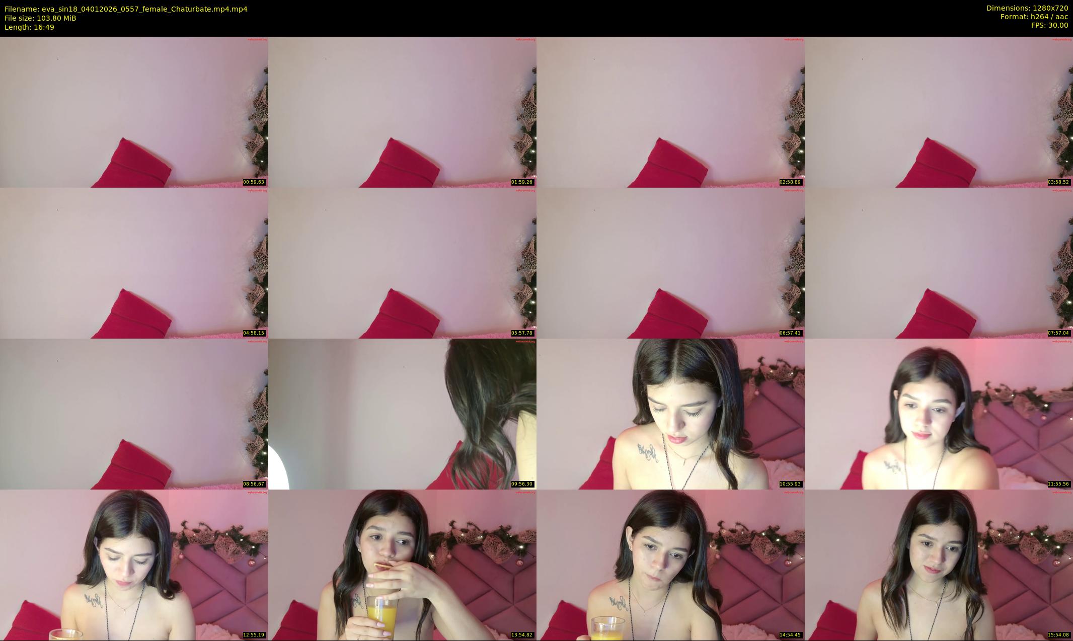 eva_sin18 — 17 minute Chaturbate female cam show recording, 720p, Jan 4, 2026