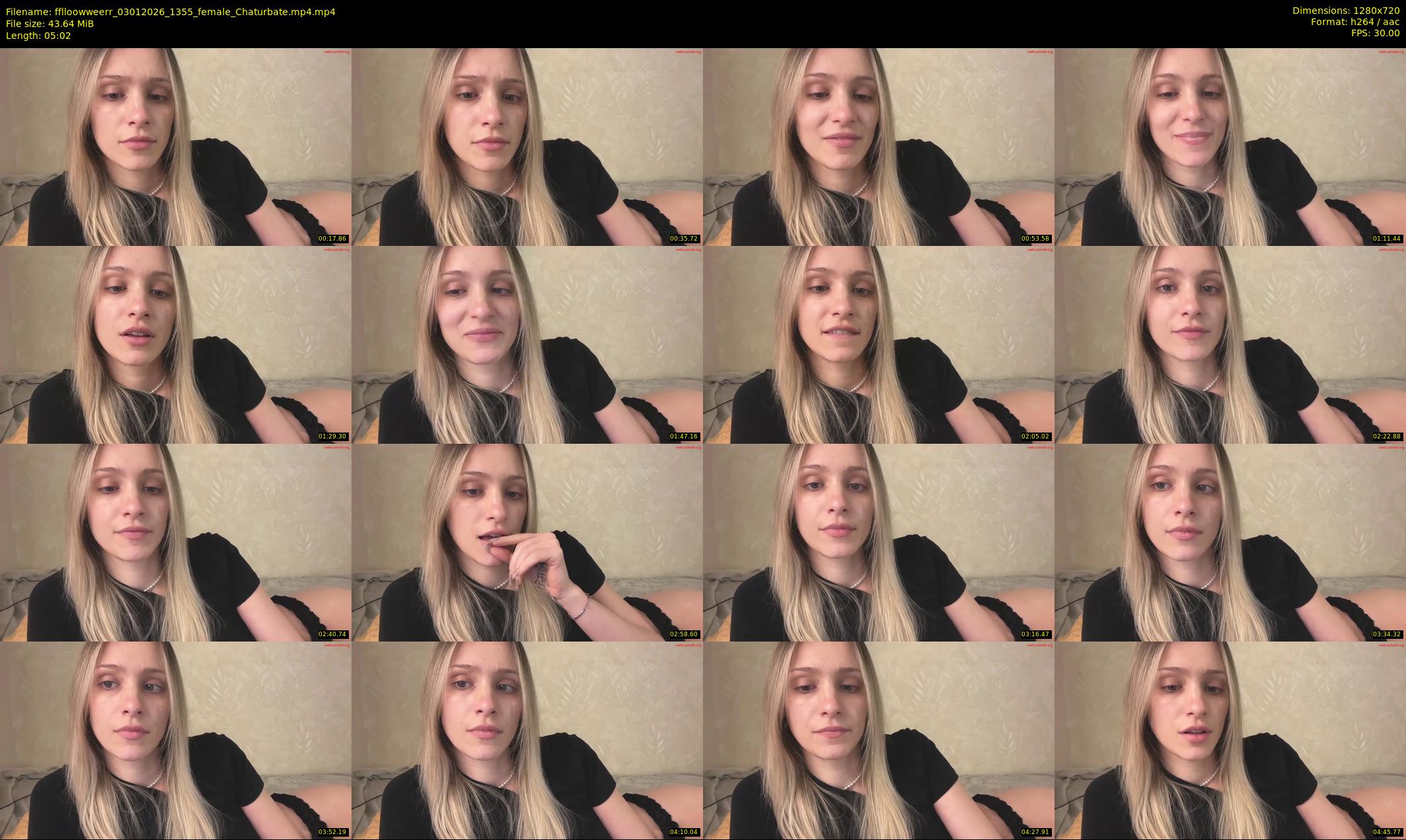 fflloowweerr — 6 minute Chaturbate couple cam show recording, 720p, Jan 3, 2026