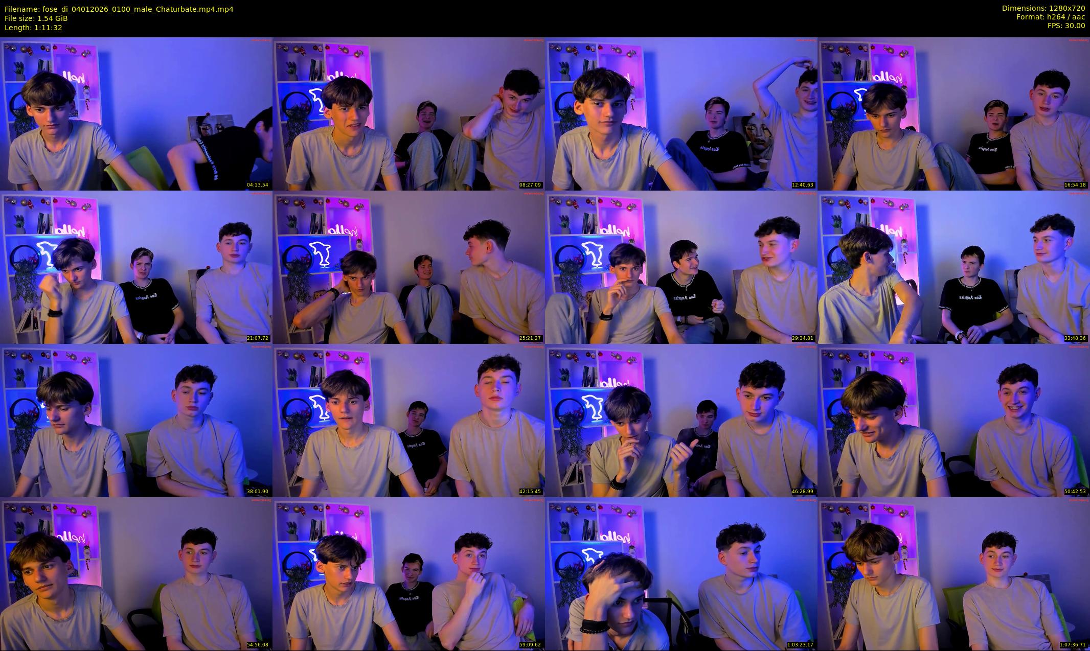 fose_di — 72 minute Chaturbate male cam show recording, 720p, Jan 4, 2026