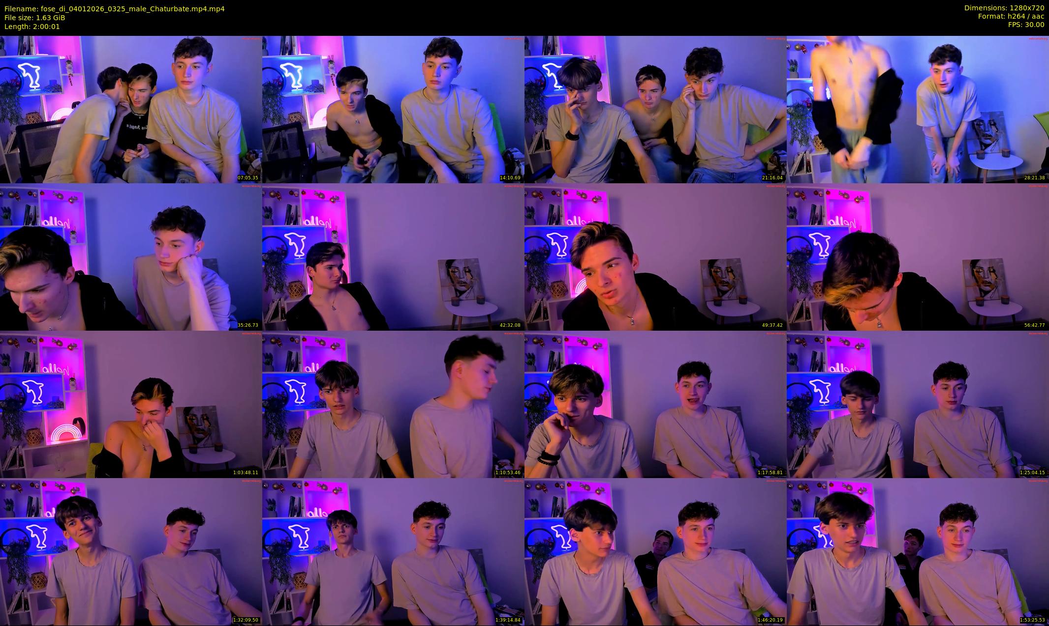 fose_di — 121 minute Chaturbate male cam show recording, 720p, Jan 4, 2026