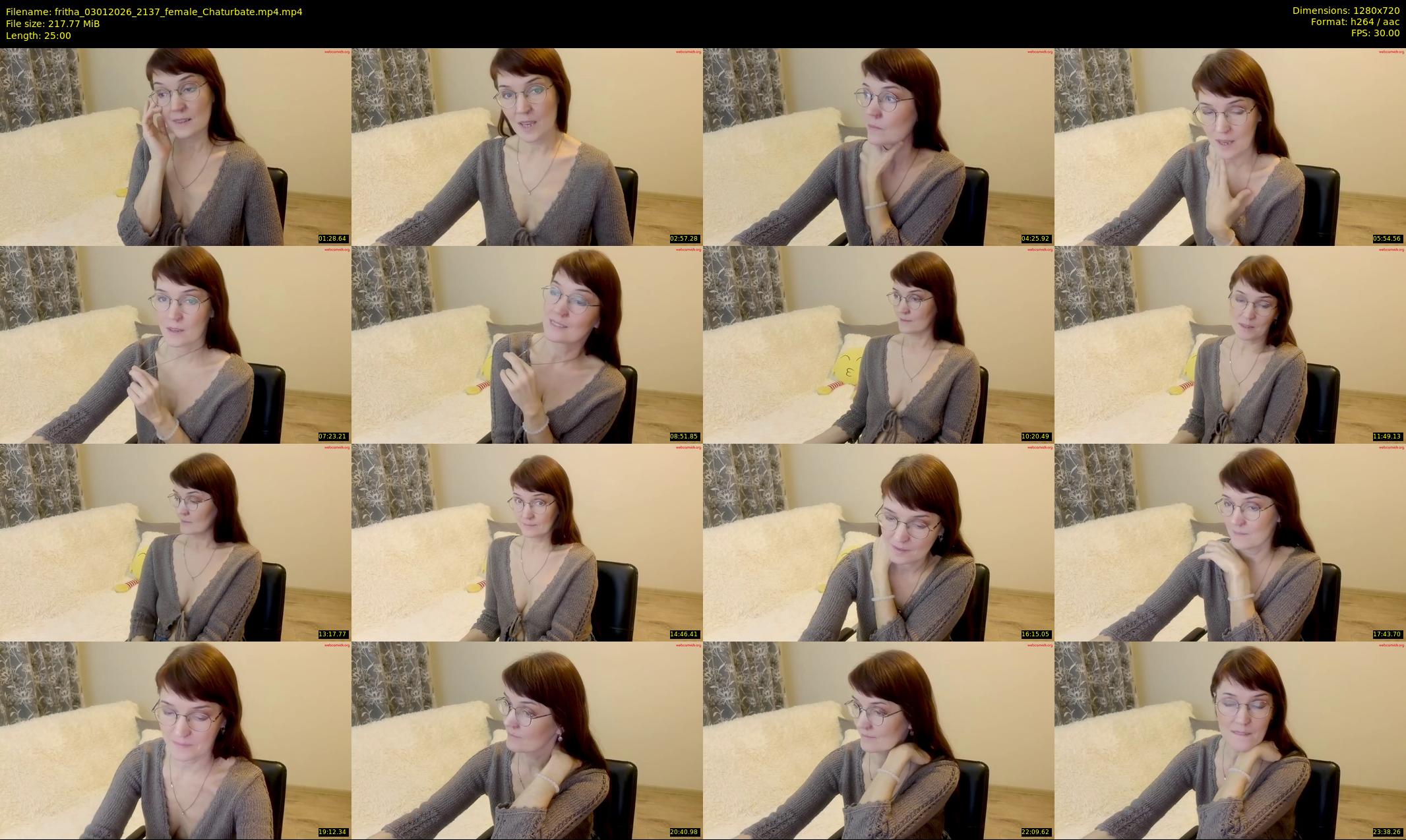 fritha — 25 minute Chaturbate female cam show recording, 720p, Jan 3, 2026