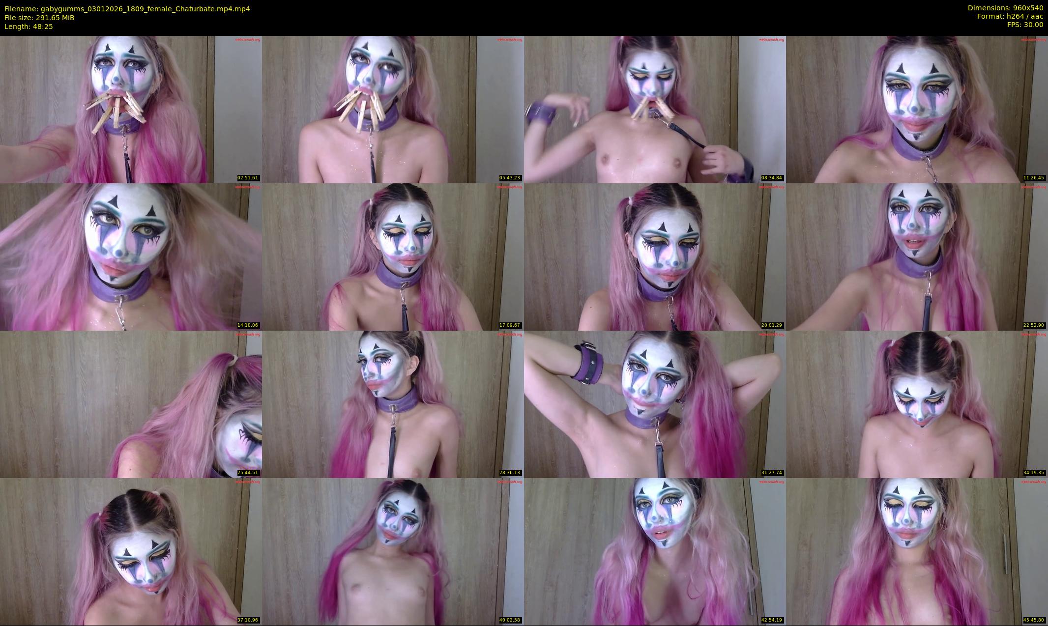 gabygumms — 49 minute Chaturbate female cam show recording, 480p, Jan 3, 2026