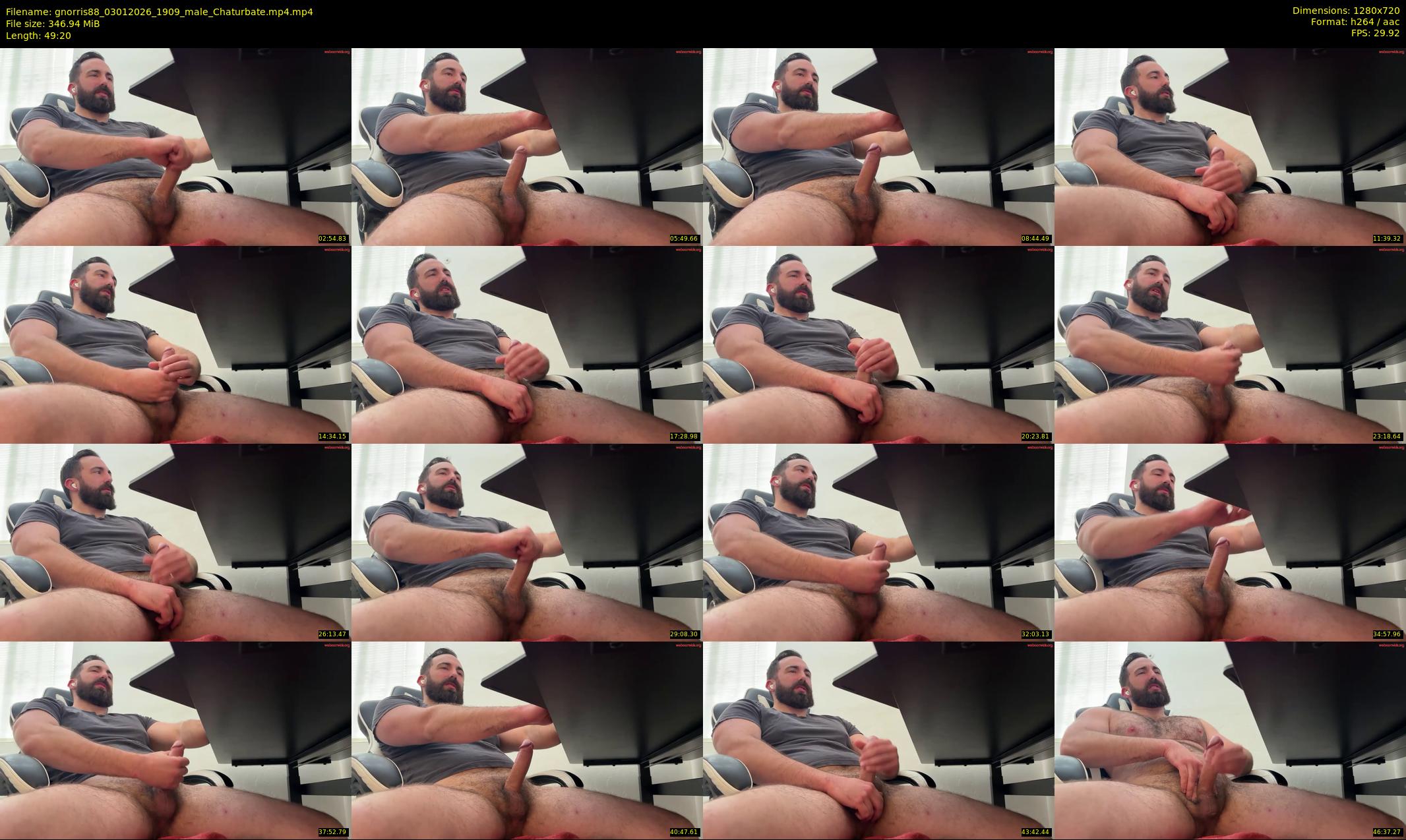 gnorris88 — 50 minute Chaturbate male cam show recording, 720p, Jan 3, 2026