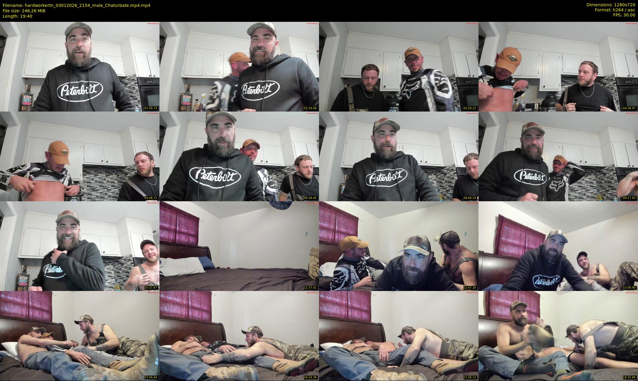 hardworkertn — 20 minute Chaturbate male cam show recording, 720p, Jan 3, 2026