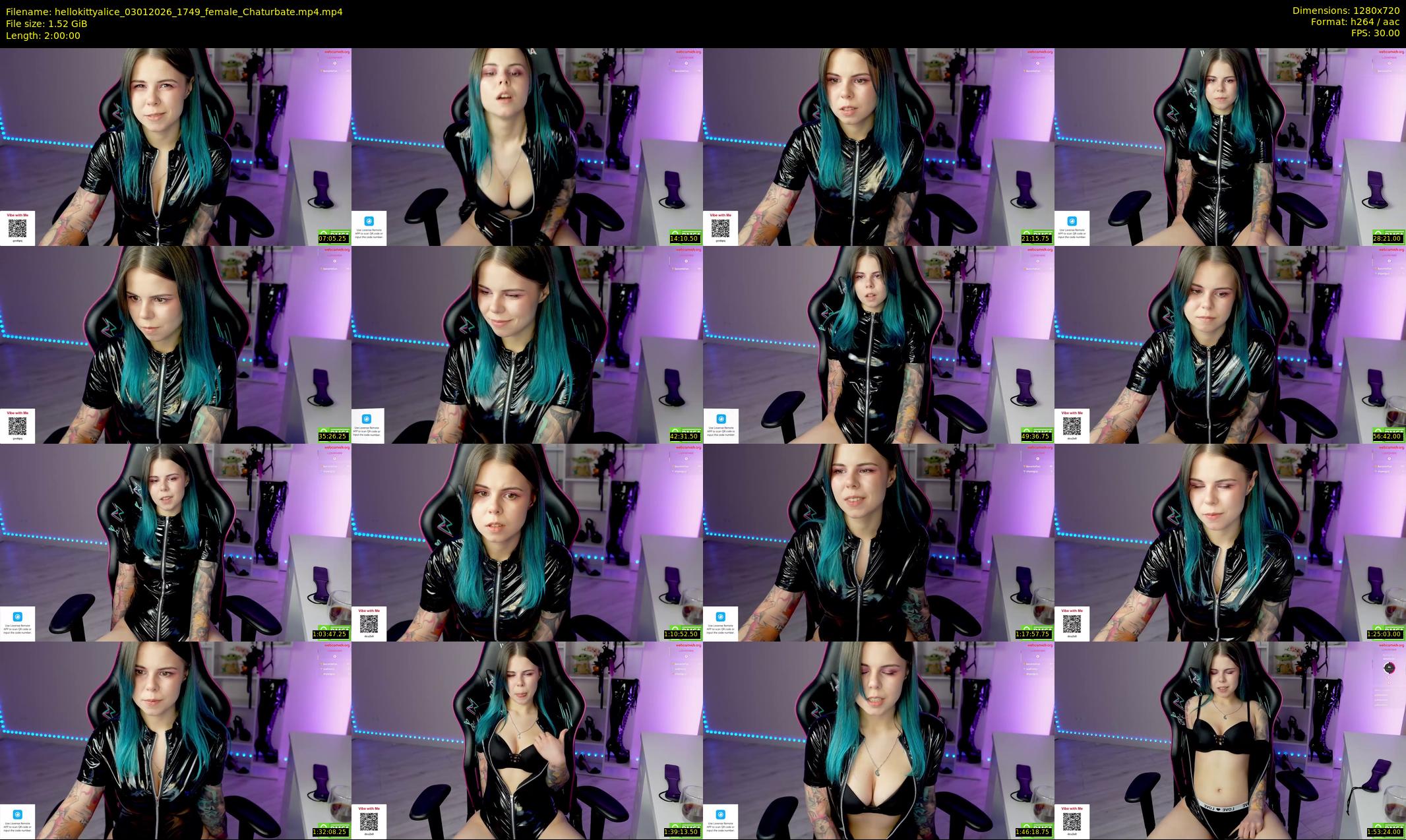 hellokittyalice — 120 minute Chaturbate female cam show recording, 720p, Jan 3, 2026