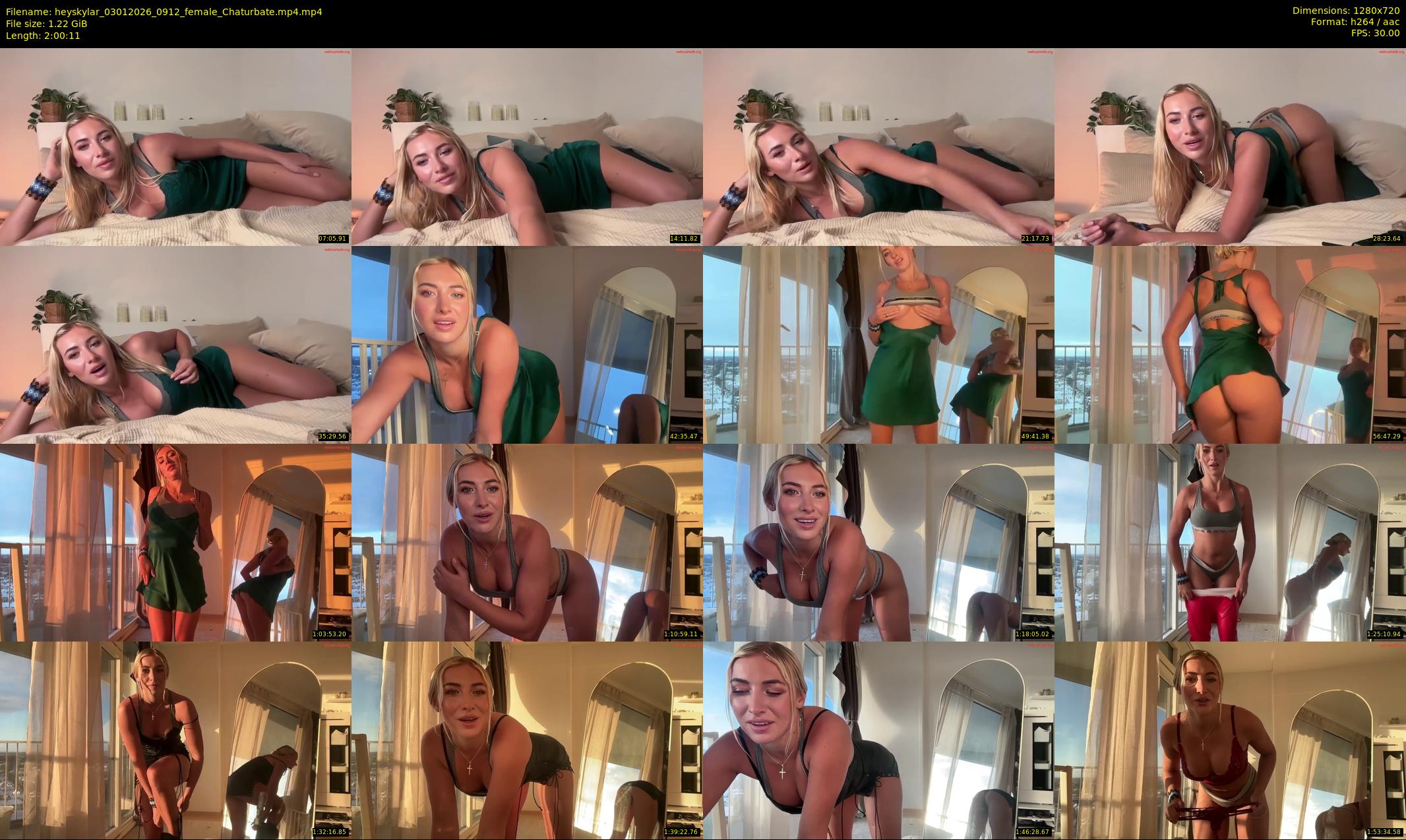 heyskylar — 121 minute Chaturbate female cam show recording, 720p, Jan 3, 2026