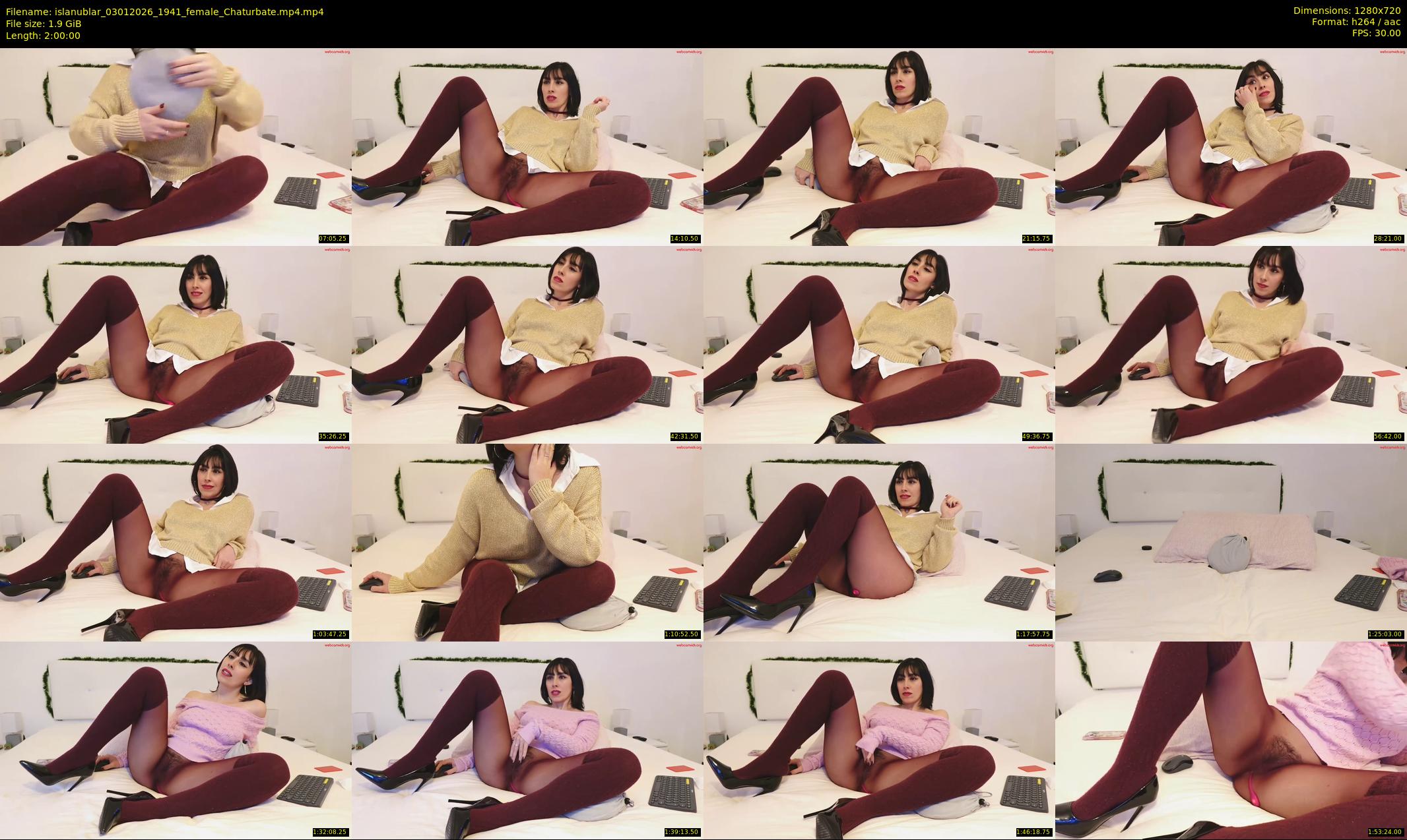 islanublar — 120 minute Chaturbate female cam show recording, 720p, Jan 3, 2026