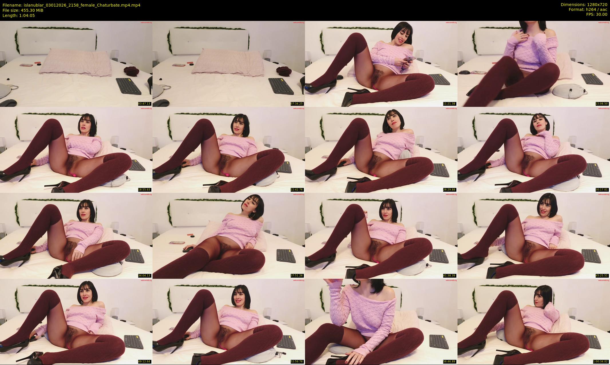 islanublar — 65 minute Chaturbate female cam show recording, 720p, Jan 3, 2026