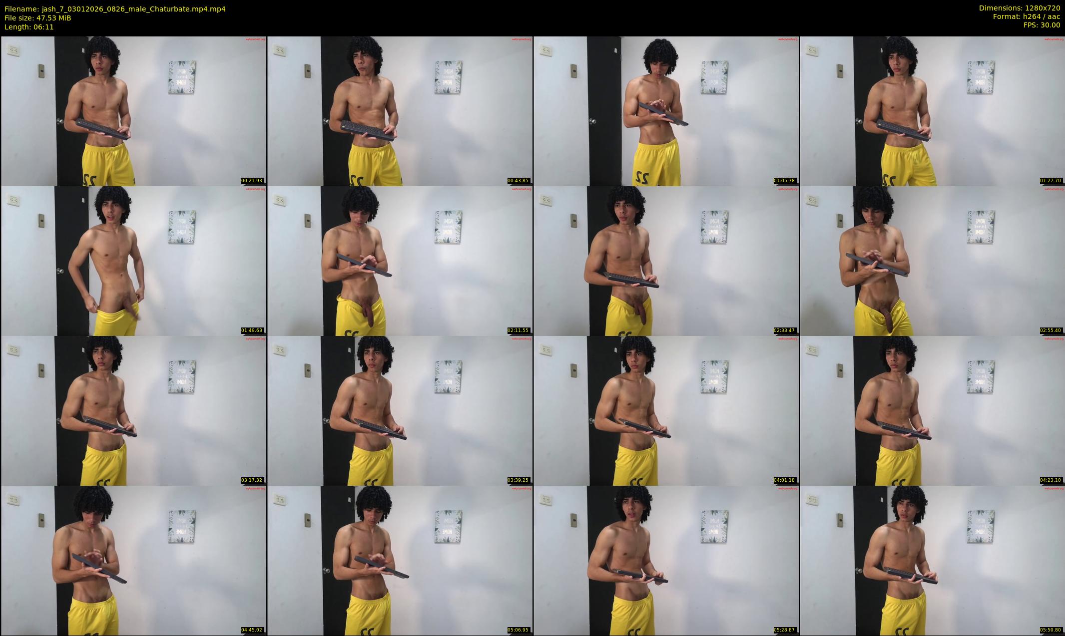 jash_7 — 7 minute Chaturbate male cam show recording, 720p, Jan 3, 2026