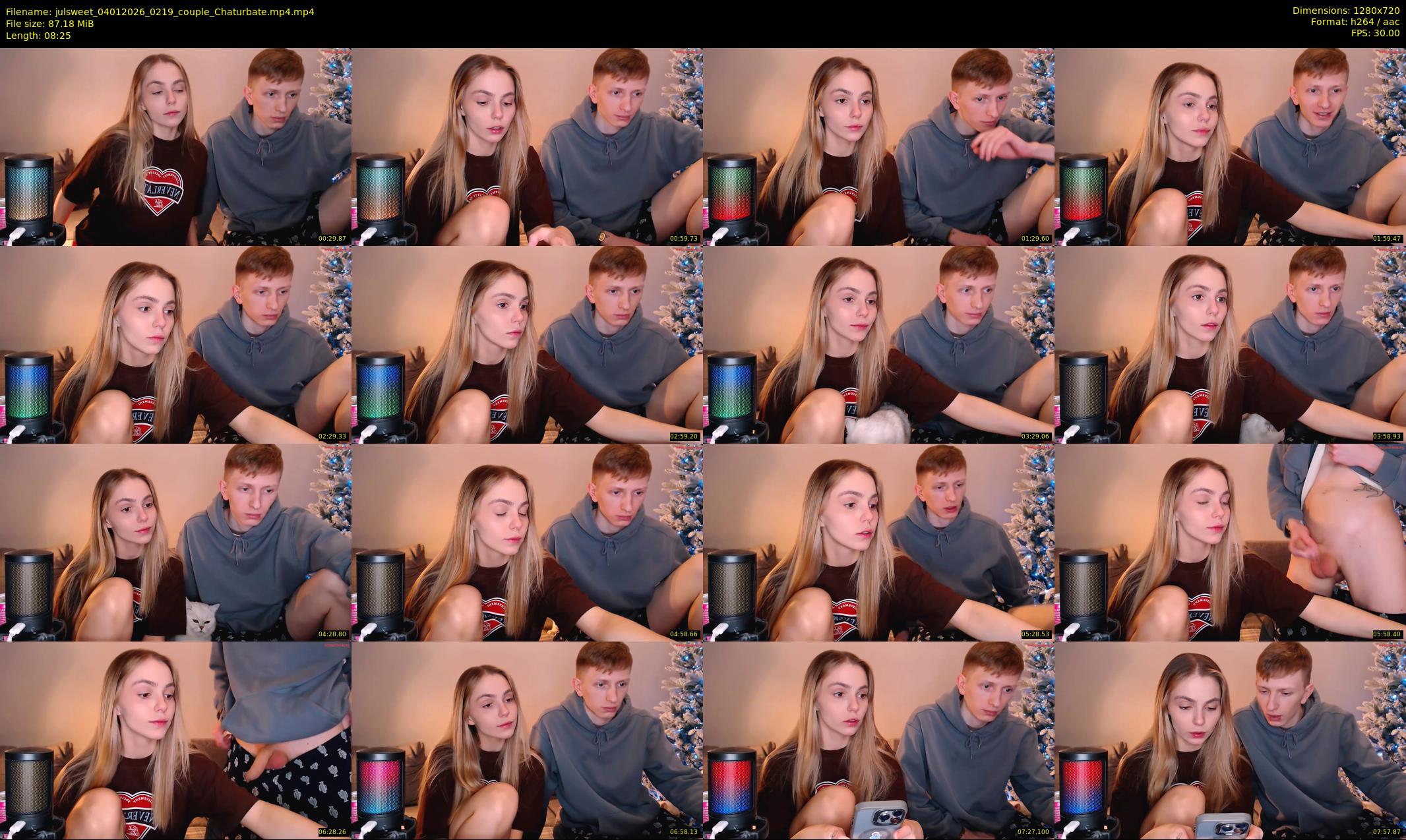 julsweet — 9 minute Chaturbate male cam show recording, 720p, Jan 4, 2026