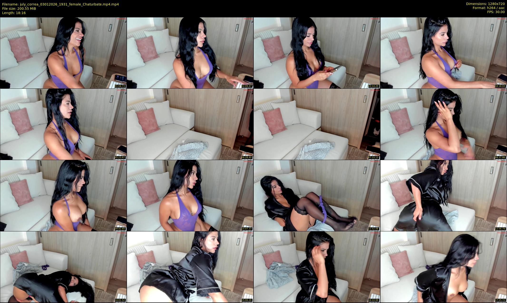 july_correa — 19 minute Chaturbate female cam show recording, 720p, Jan 3, 2026